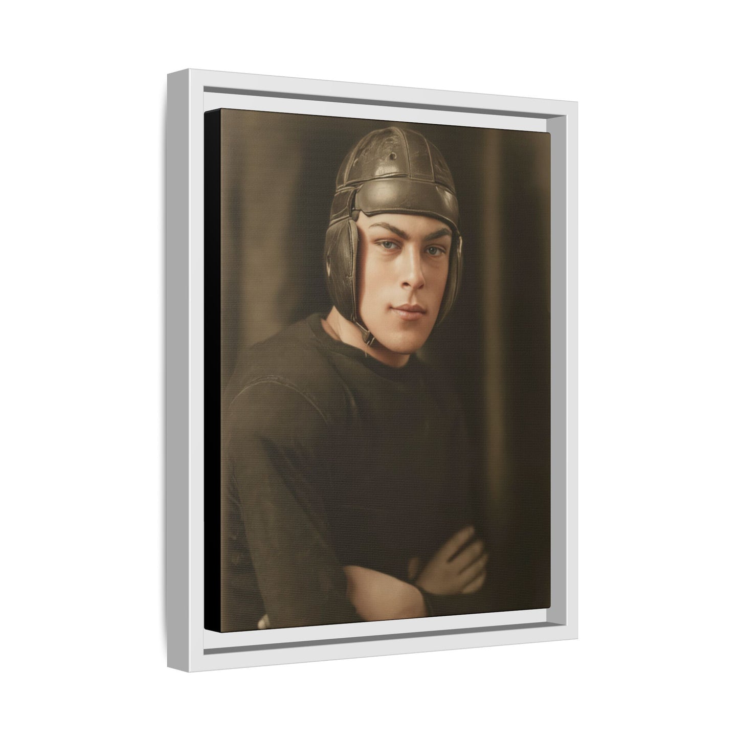 athlétisme 009 | Framed Vintage Photo - Matte Canvas