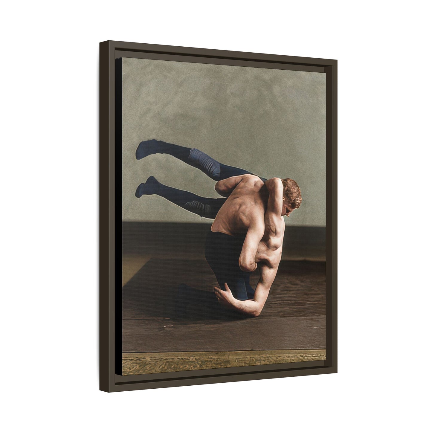 athlétisme 026 | Framed Vintage Photo - Matte Canvas