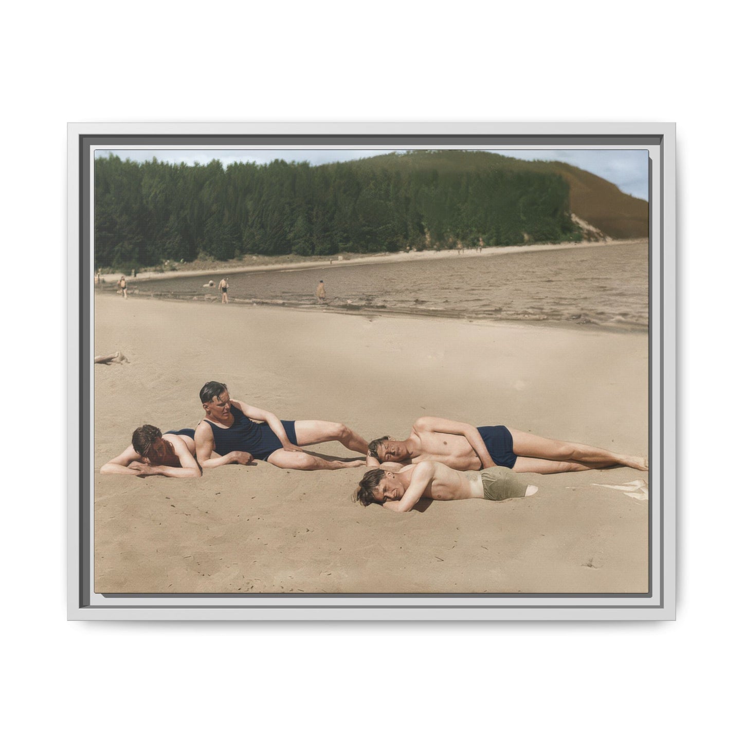nager 026 | Framed Vintage Photo - Matte Canvas