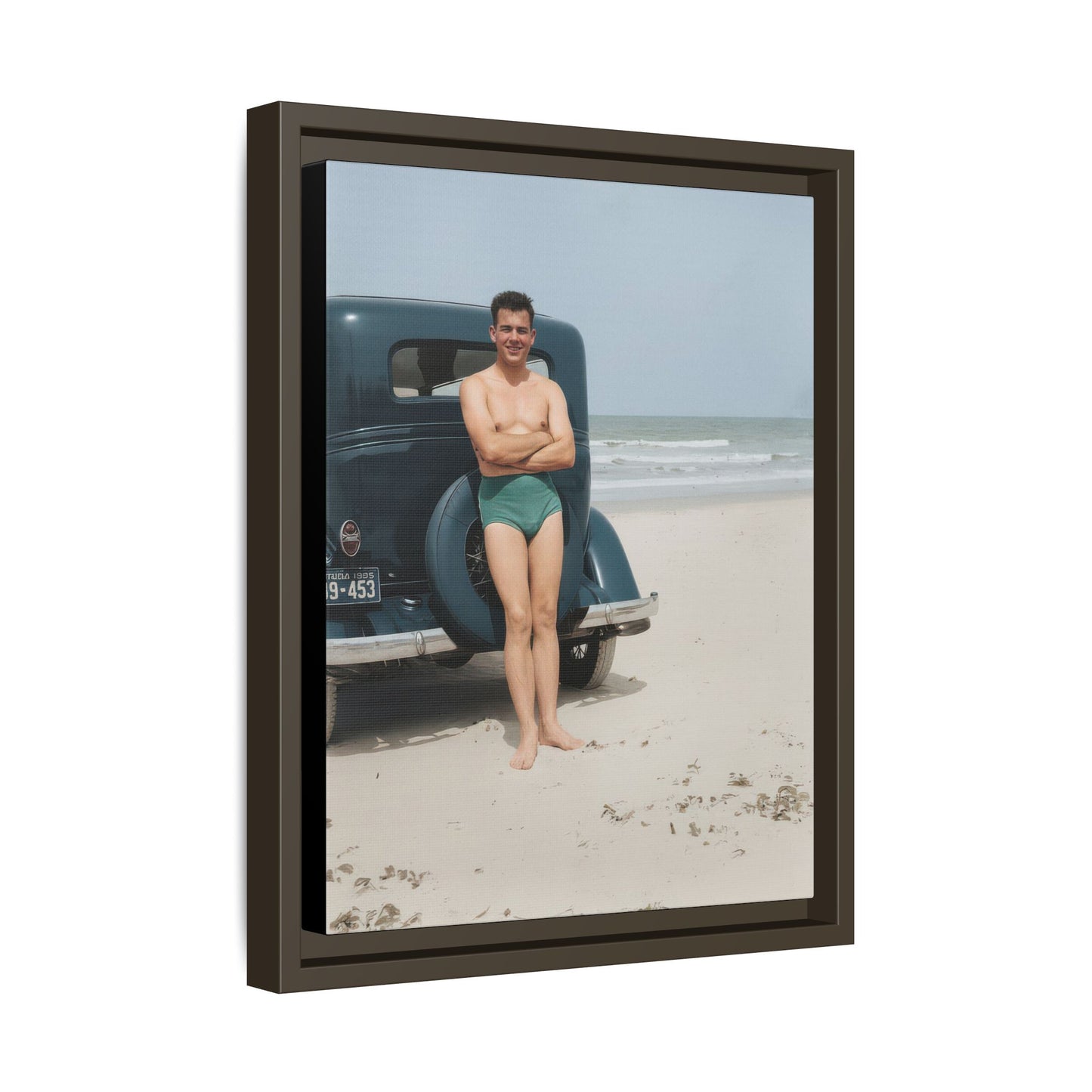 nager 046 | Framed Vintage Photo - Matte Canvas