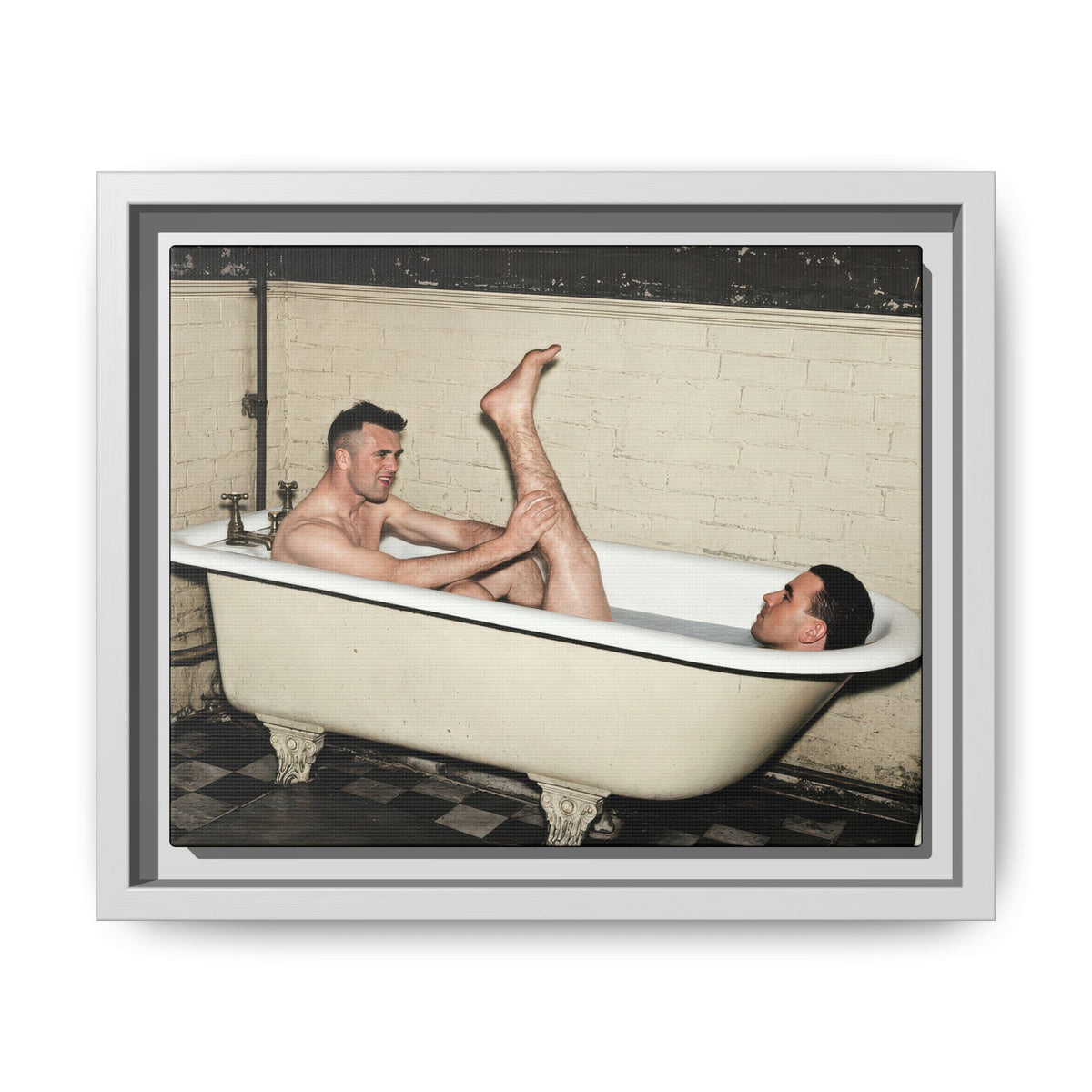 paire 162 | Framed Vintage Photo - Matte Canvas