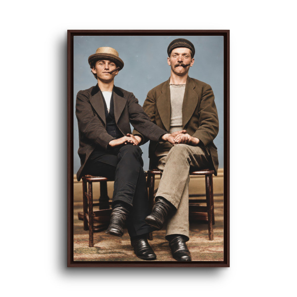paire 170 | Framed Vintage Photo - Matte Canvas
