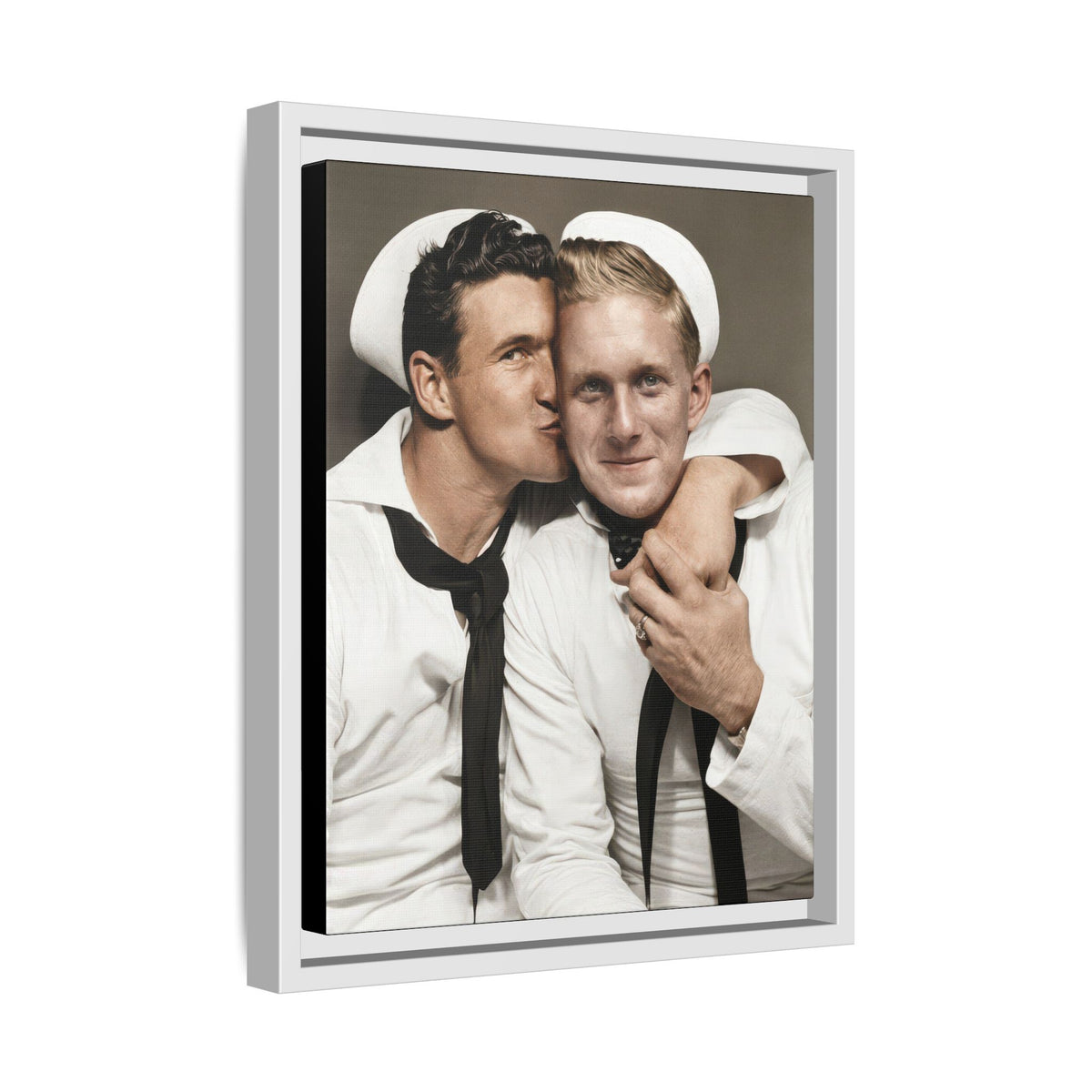 paire 156 | Framed Vintage Photo - Matte Canvas