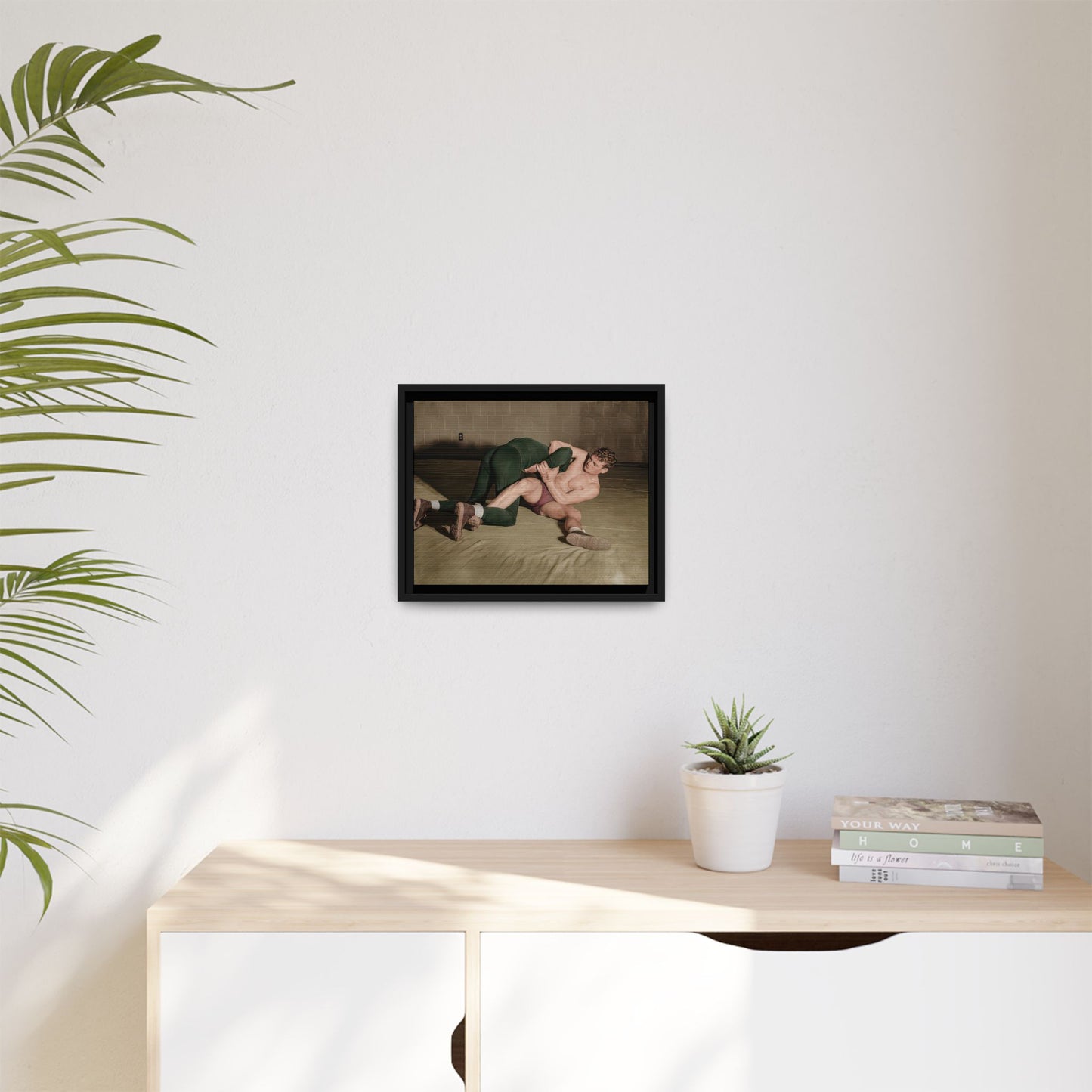 athlétisme 032 | Framed Vintage Photo - Matte Canvas