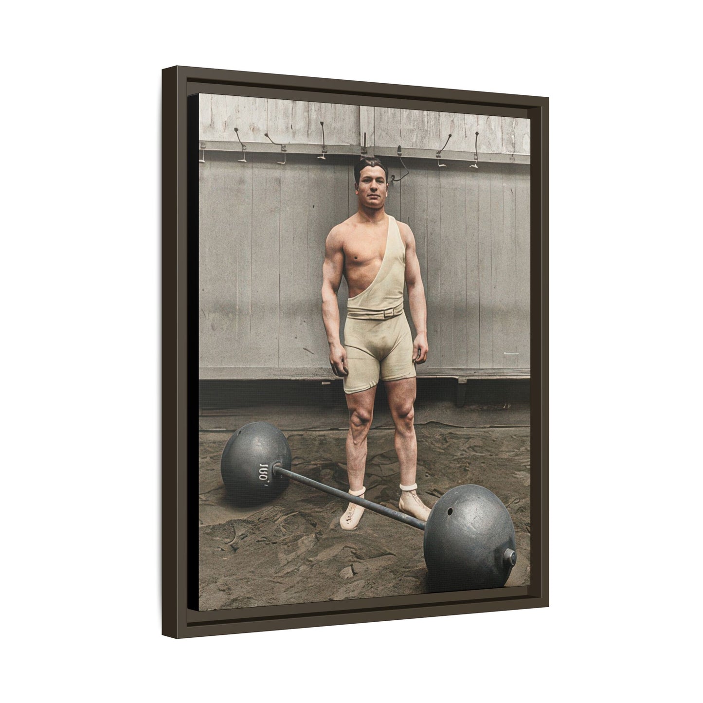 athlétisme 050 | Framed Vintage Photo - Matte Canvas