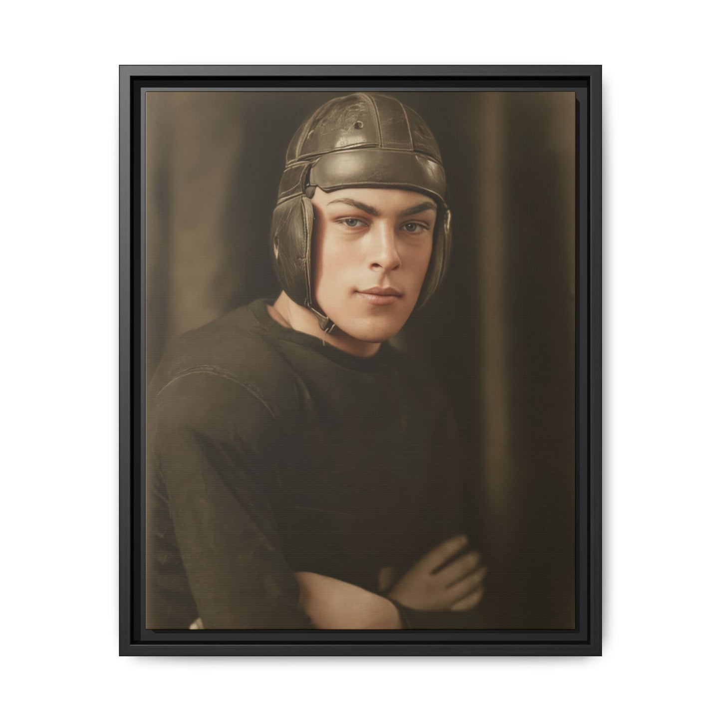 athlétisme 009 | Framed Vintage Photo - Matte Canvas