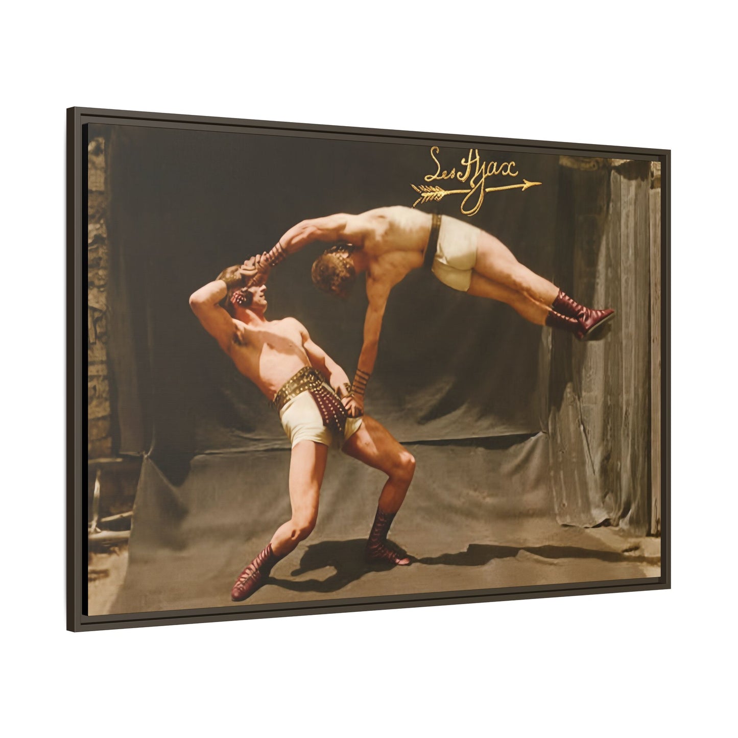 athlétisme 013 | Framed Vintage Photo - Matte Canvas