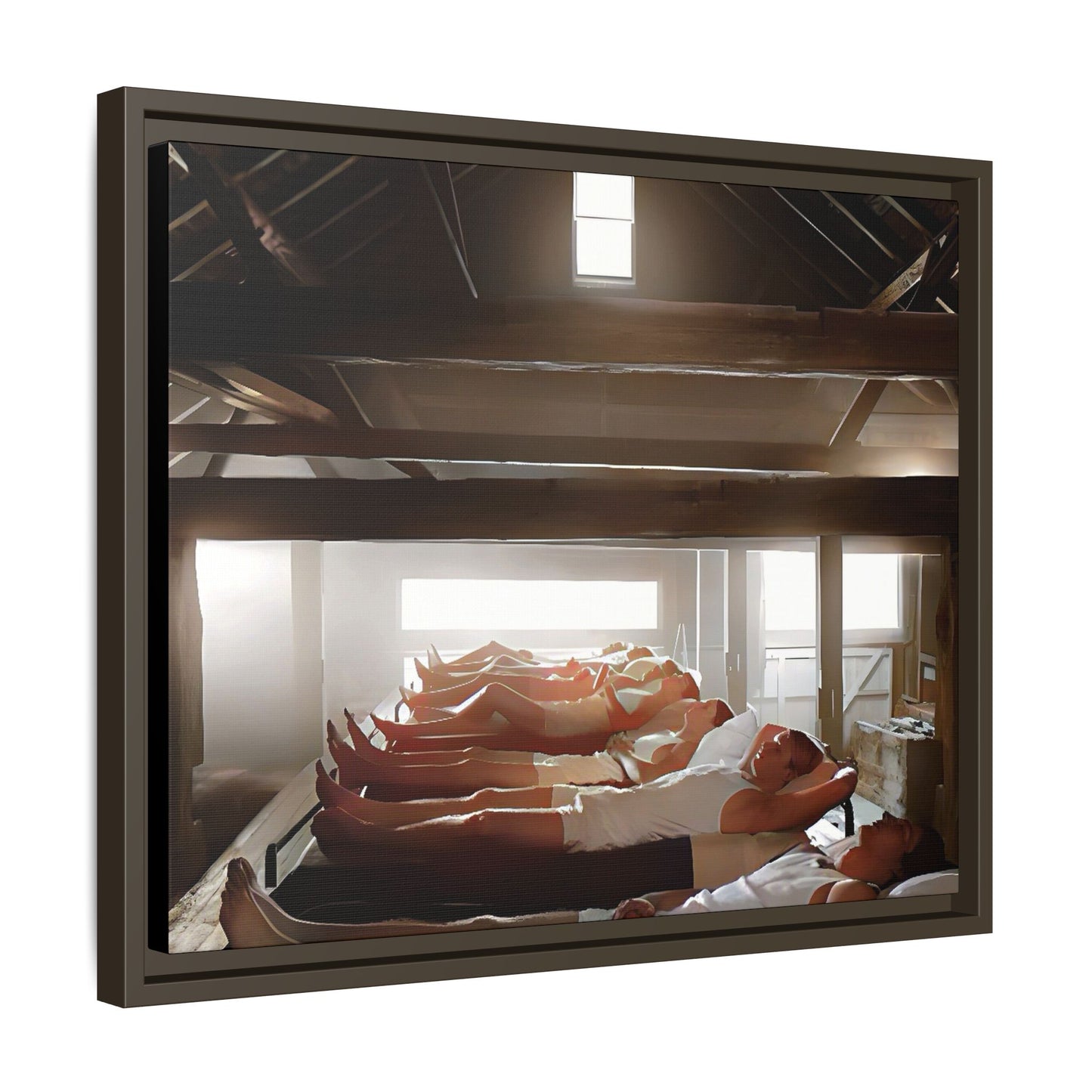 hommes 013 | Framed Vintage Photo - Matte Canvas