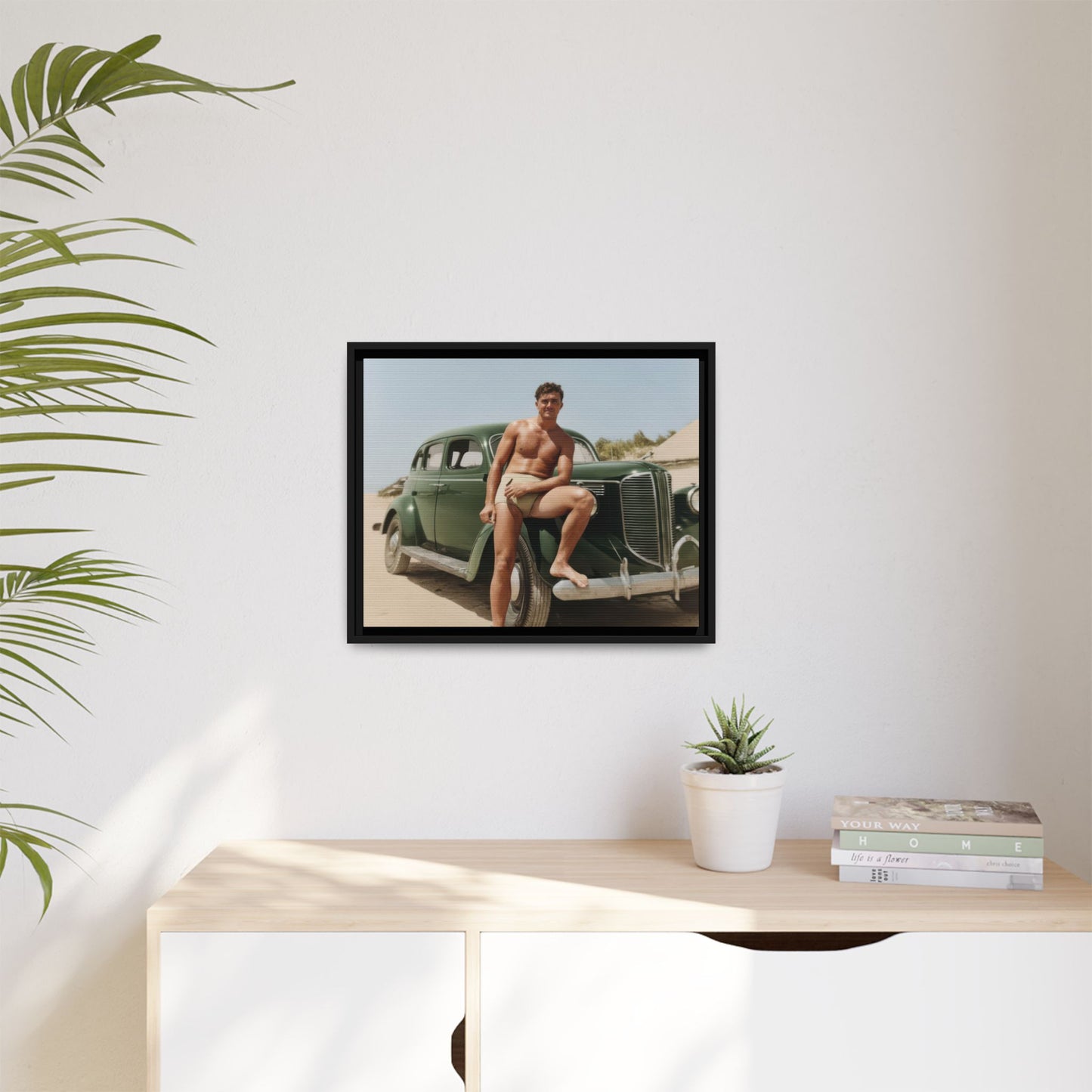 nager 022 | Framed Vintage Photo - Matte Canvas