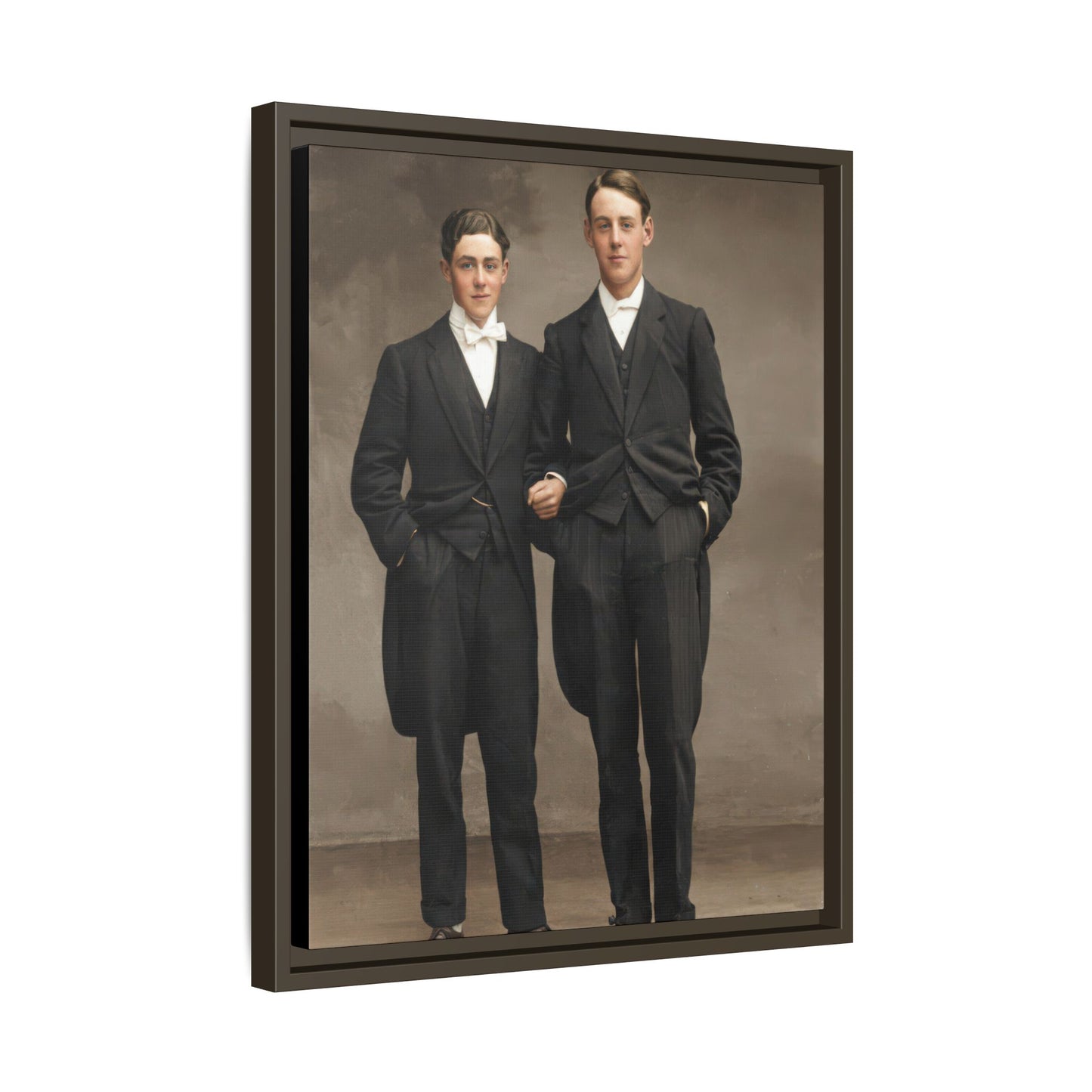 paire 131 | Framed Vintage Photo - Matte Canvas