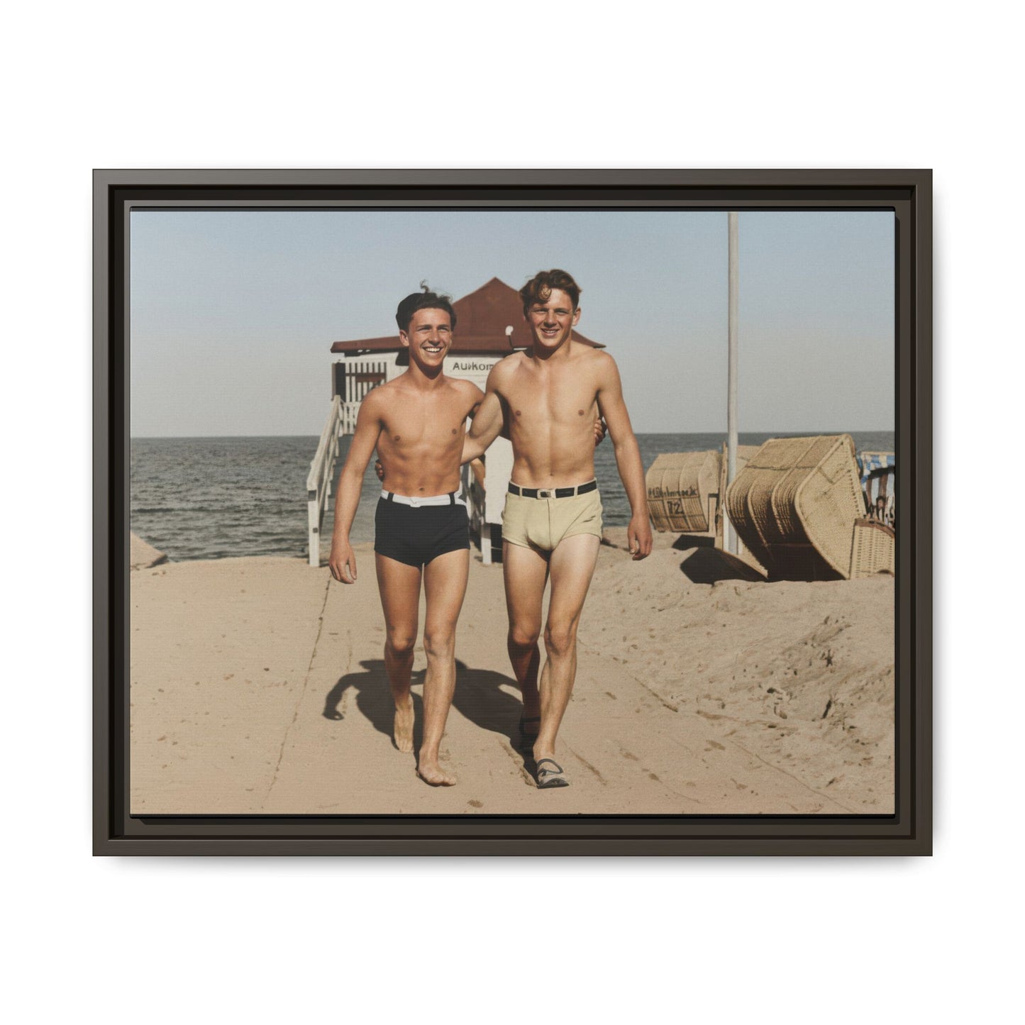 nager 003 | Framed Vintage Photo - Matte Canvas