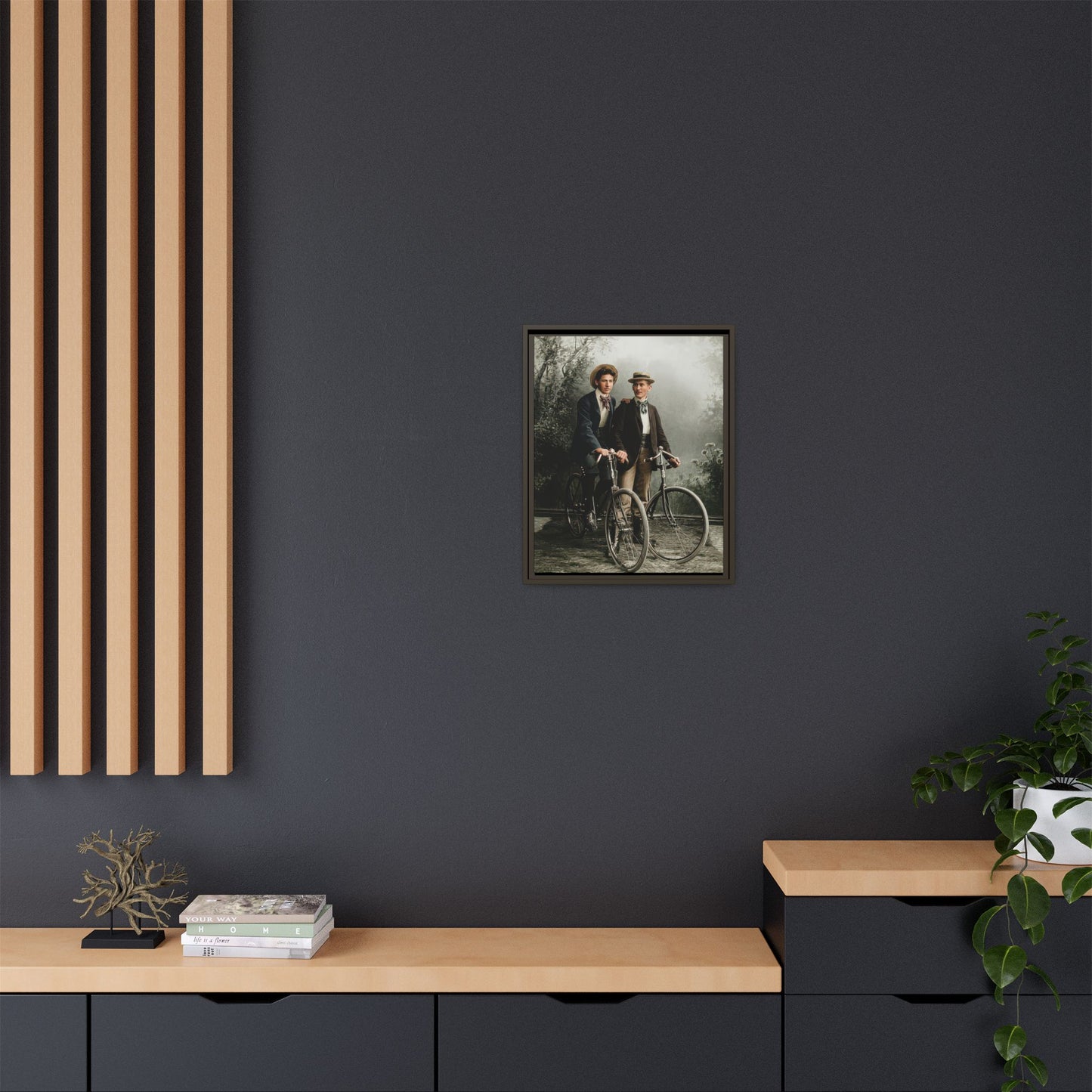 athlétisme 018 | Framed Vintage Photo - Matte Canvas
