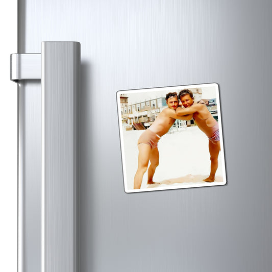 nager 014 | Magnets Gay Vintage Beach Swim Bathing Suit Queer Old Photo LGBTQ Boyfriend Gift