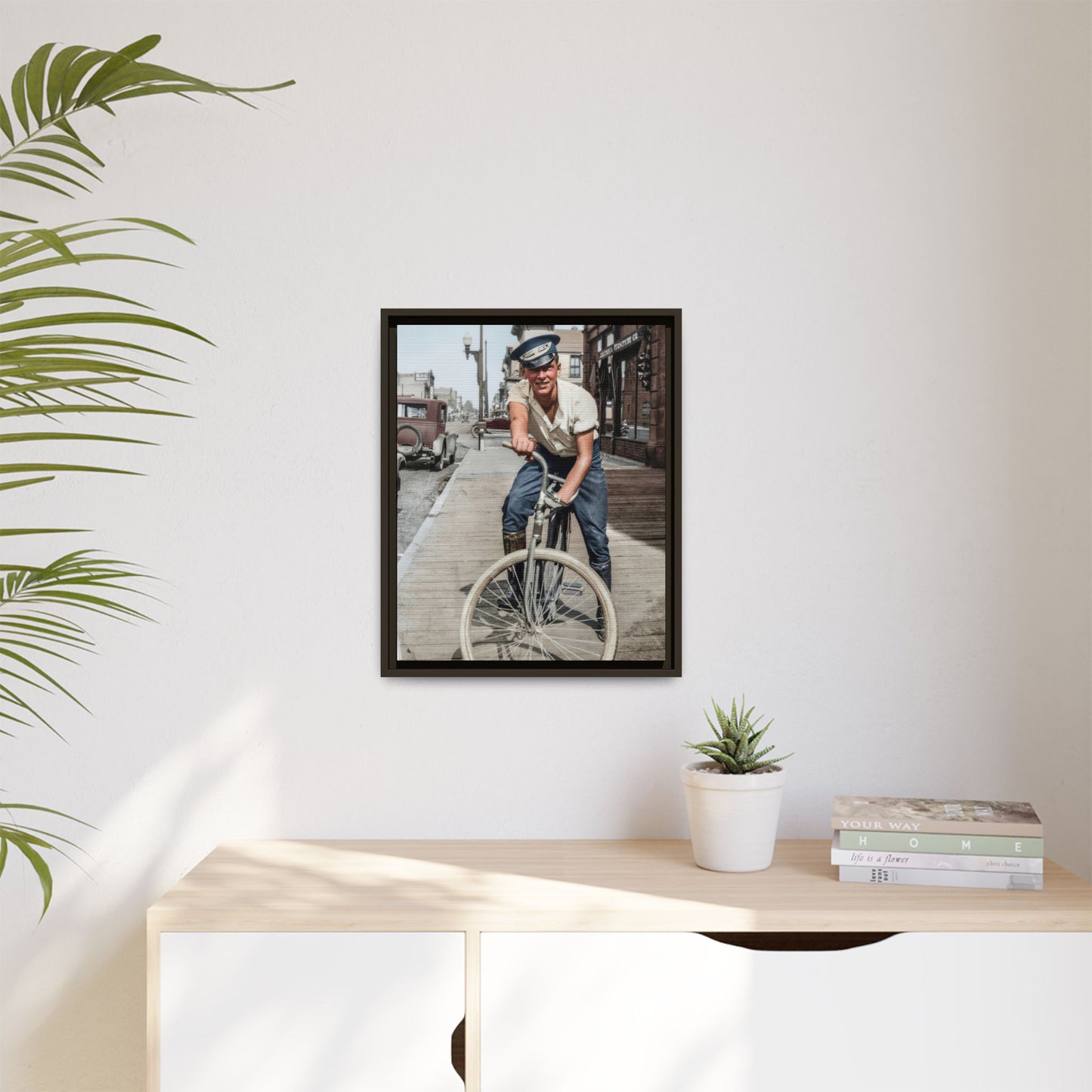 celibataire 007 | Framed Vintage Photo - Matte Canvas