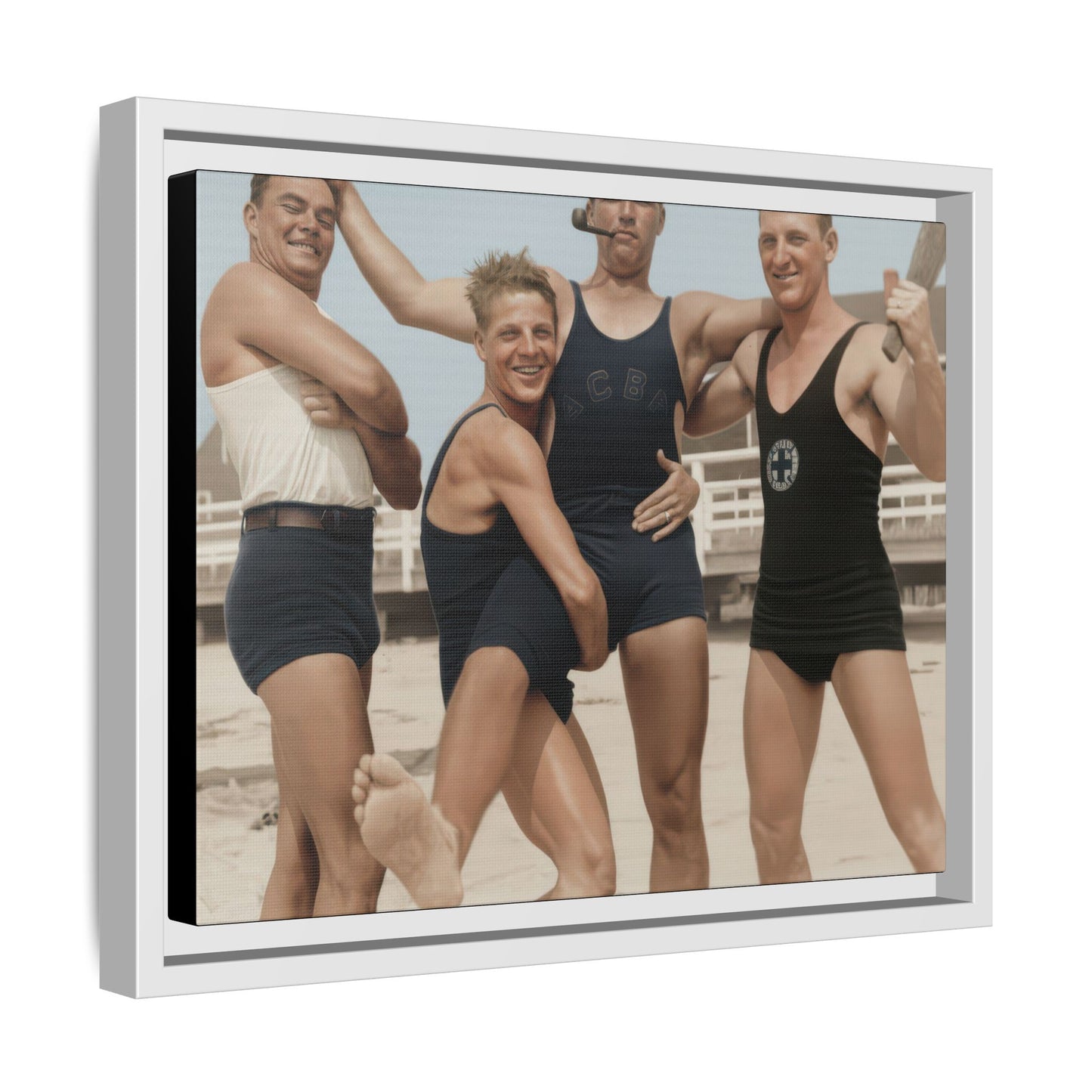 nager 028 | Framed Vintage Photo - Matte Canvas