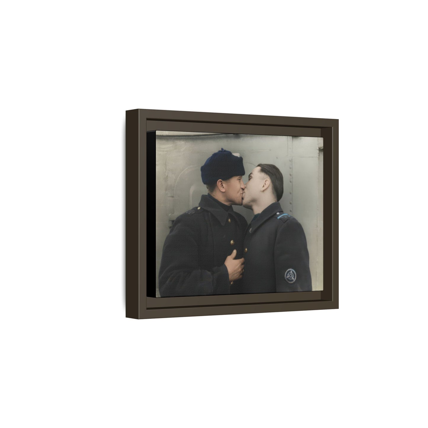 paire 004 | Framed Vintage Photo - Matte Canvas