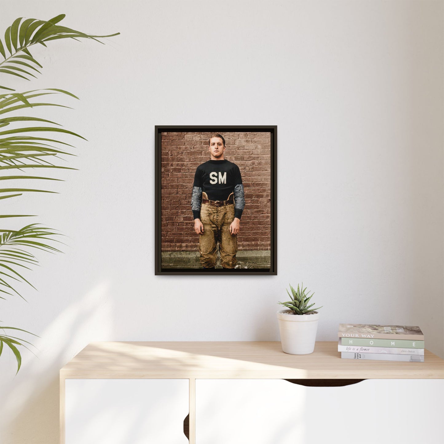 athlétisme 040 | Framed Vintage Photo - Matte Canvas