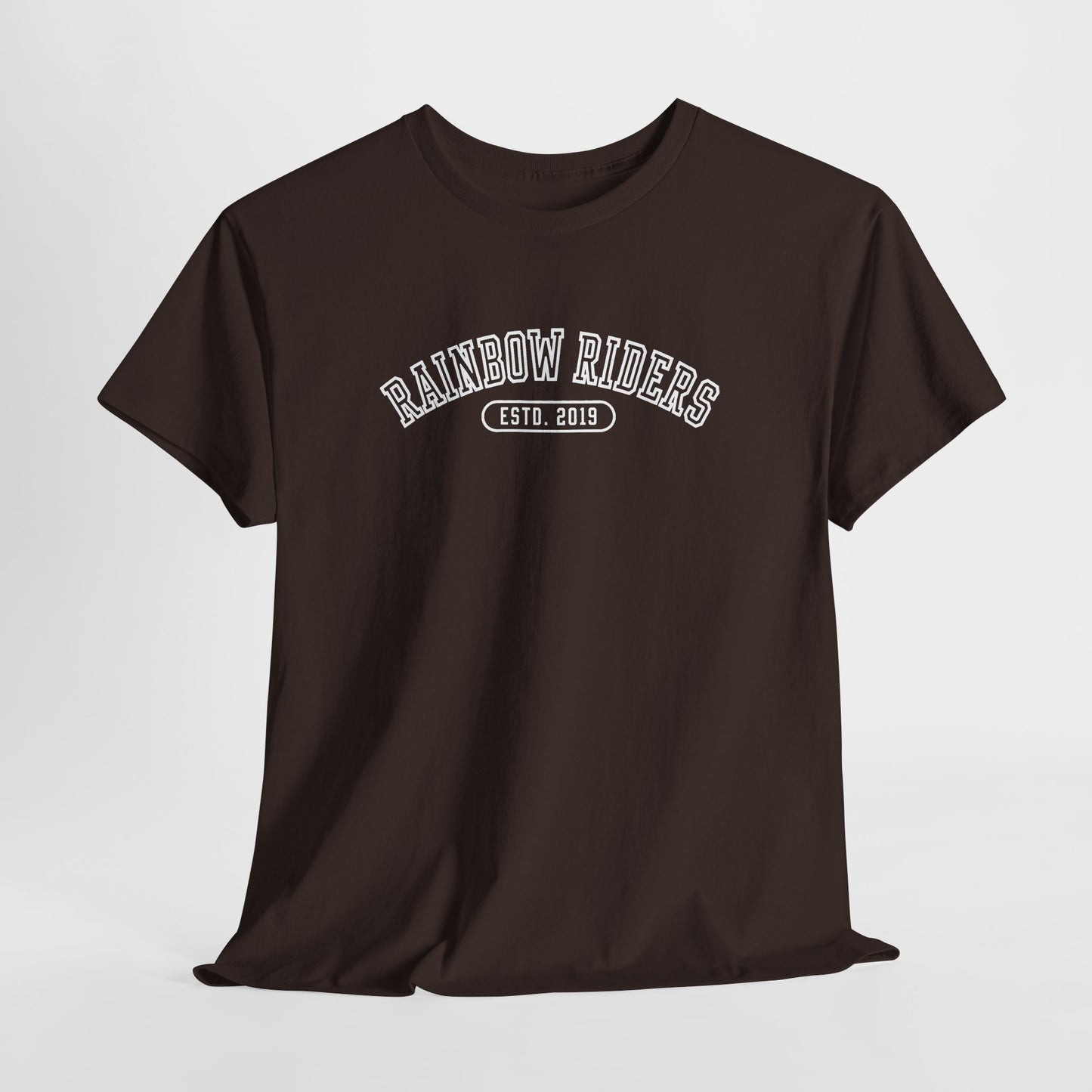 Rainbow Riders Collegiate T-Shirt | Est. 2019 LGBTQ+ Pride Tee