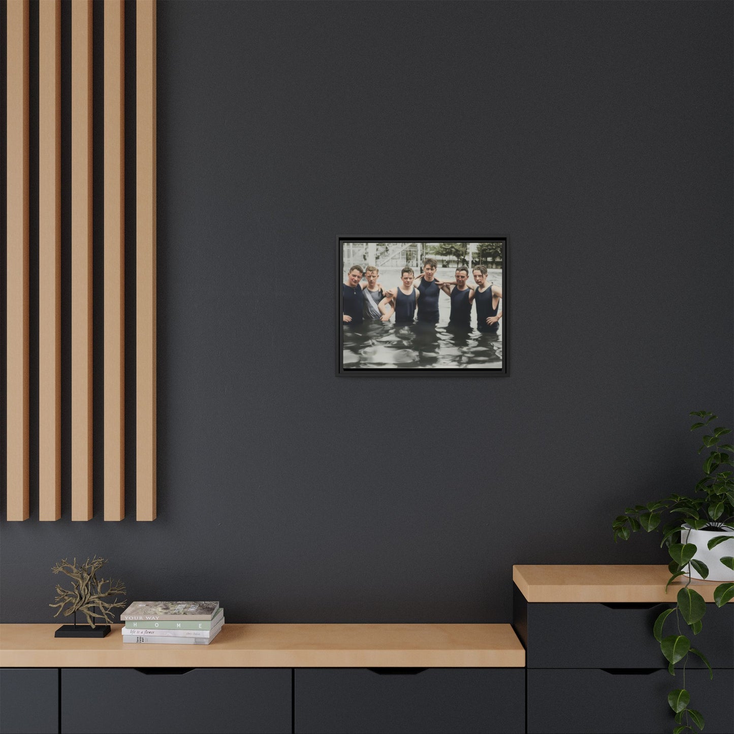 nager 042 | Framed Vintage Photo - Matte Canvas