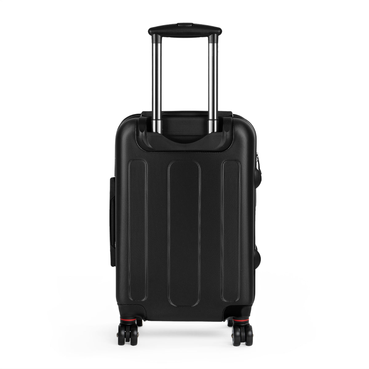 Guardian of the Rainbow Vale | Black Unicorn Stained-Glass Carry-On Suitcase