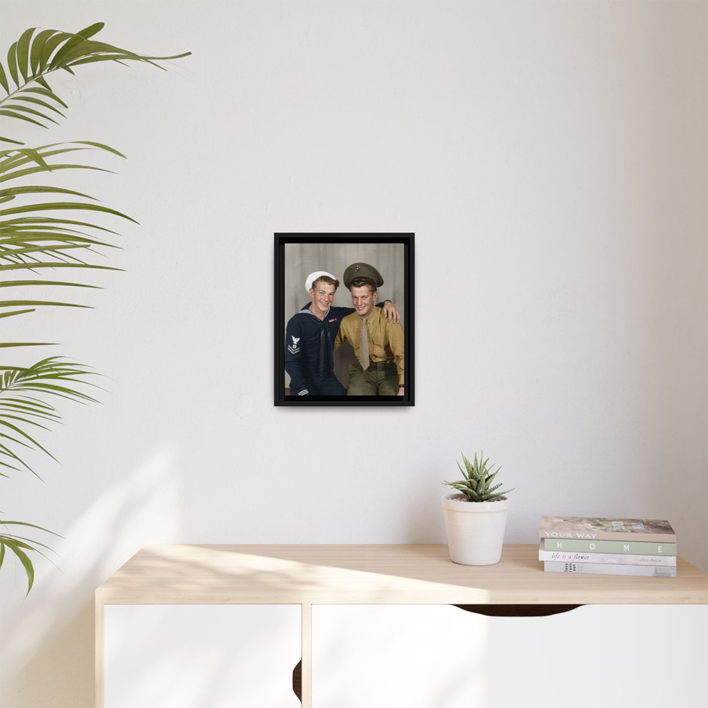 paire 132 | Framed Vintage Photo - Matte Canvas