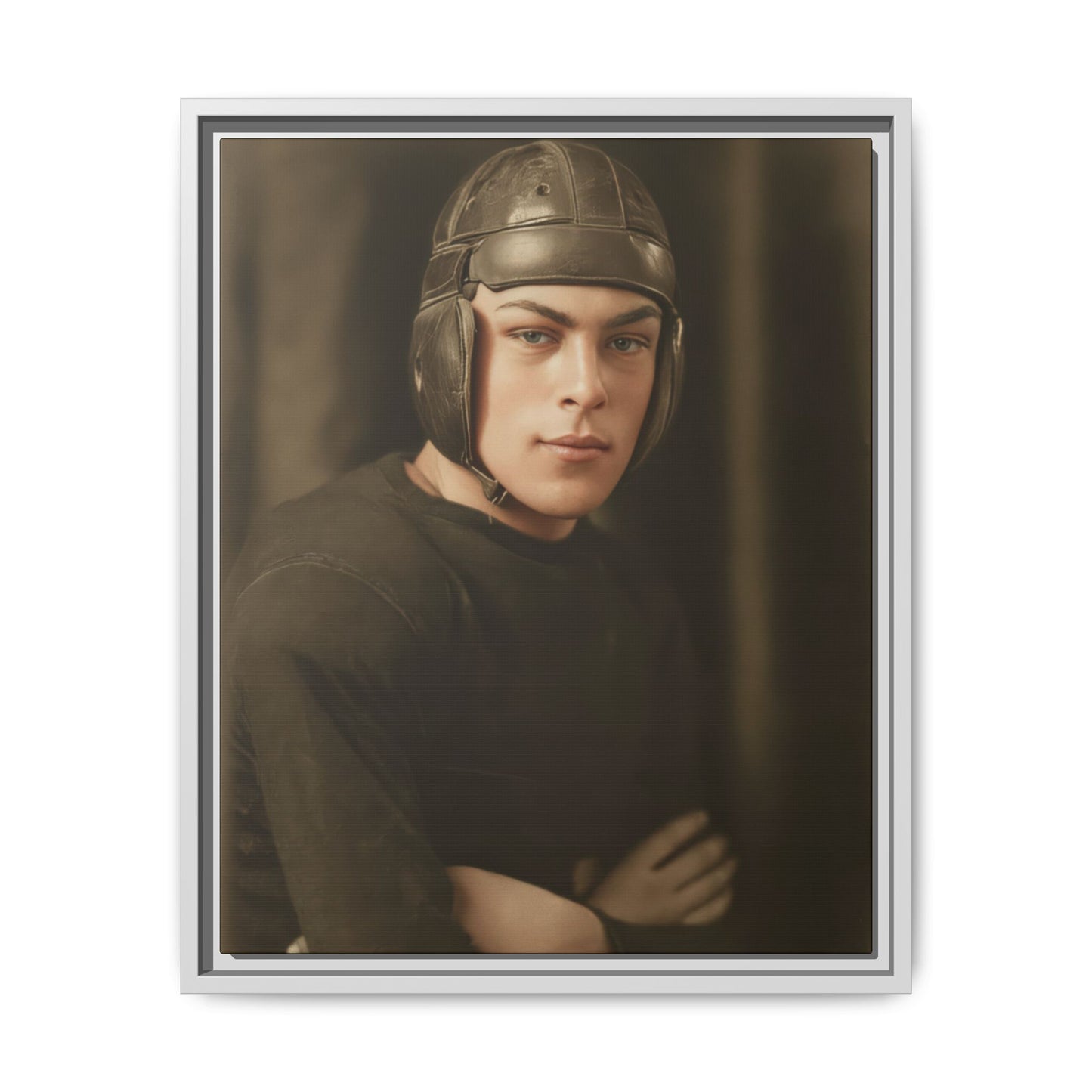 athlétisme 009 | Framed Vintage Photo - Matte Canvas