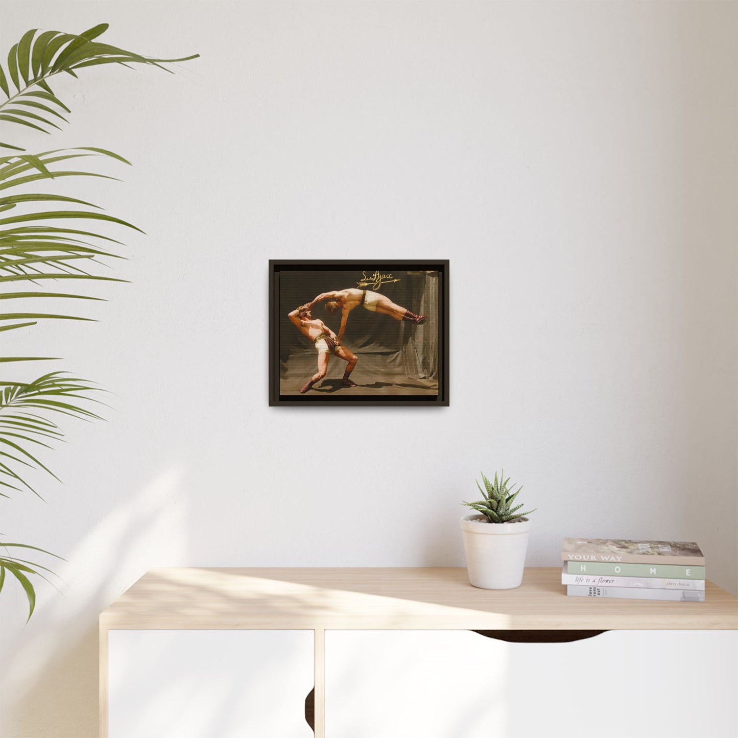 athlétisme 013 | Framed Vintage Photo - Matte Canvas