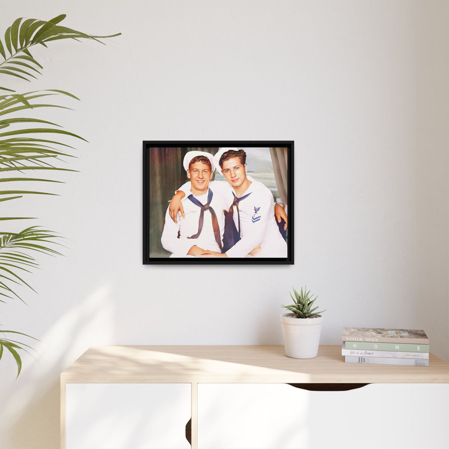 paire 050 | Framed Vintage Photo - Matte Canvas