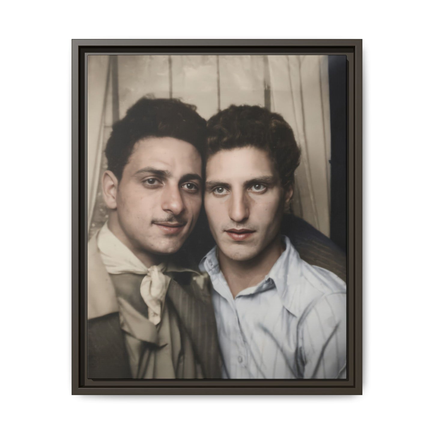 paire 029 | Framed Vintage Photo - Matte Canvas