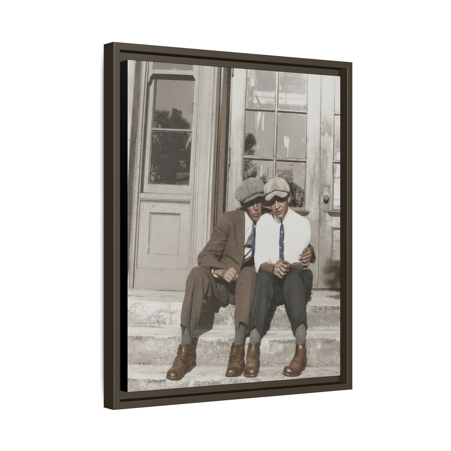 paire 057 | Framed Vintage Photo - Matte Canvas