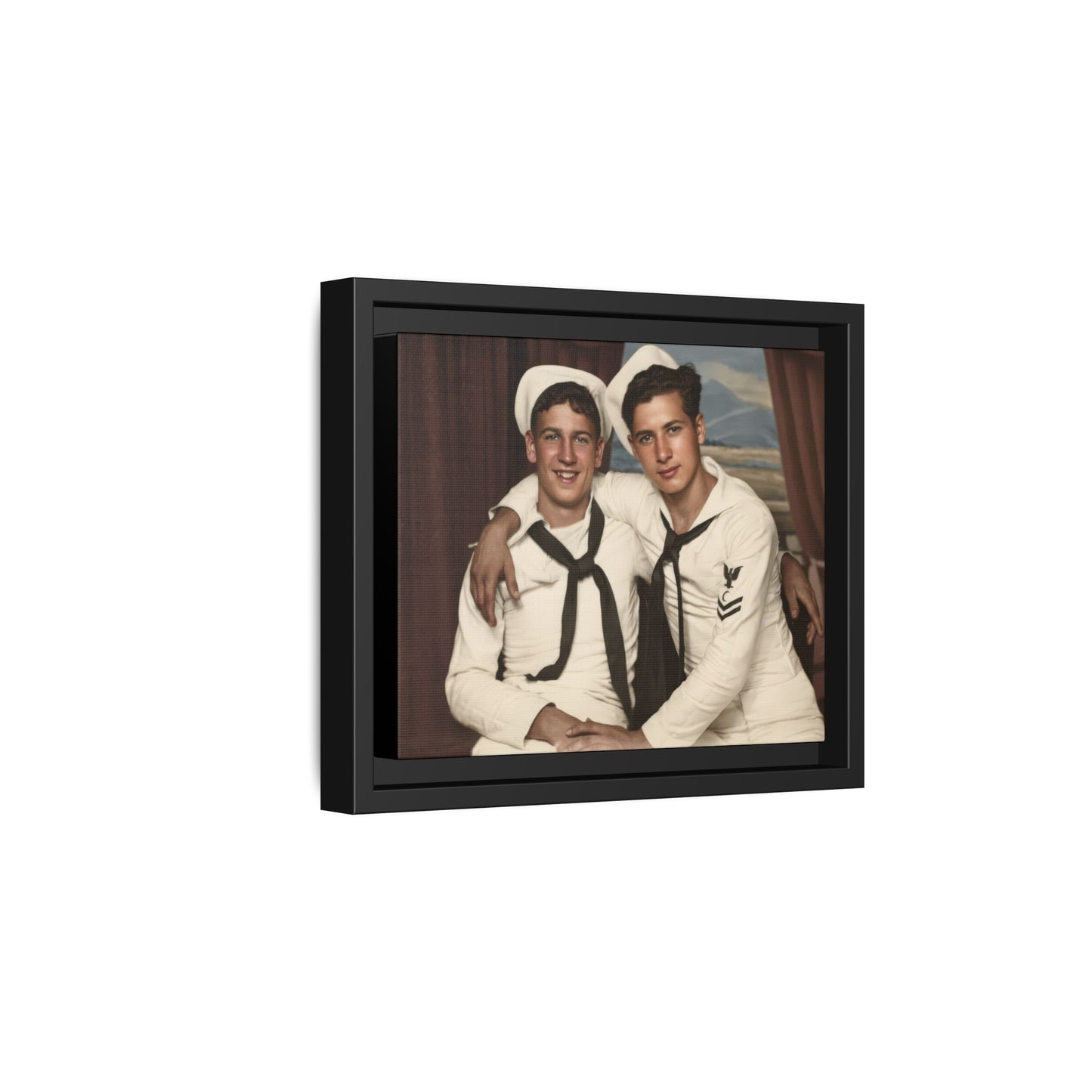 paire 050 | Framed Vintage Photo - Matte Canvas