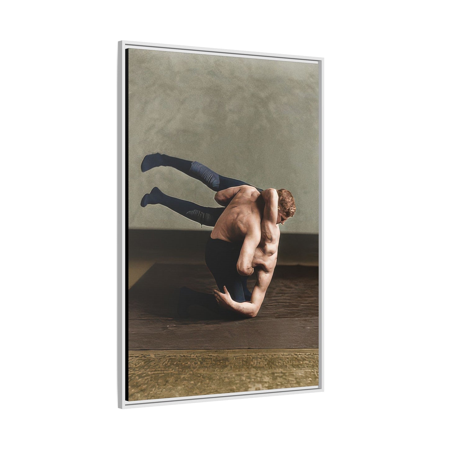 athlétisme 026 | Framed Vintage Photo - Matte Canvas