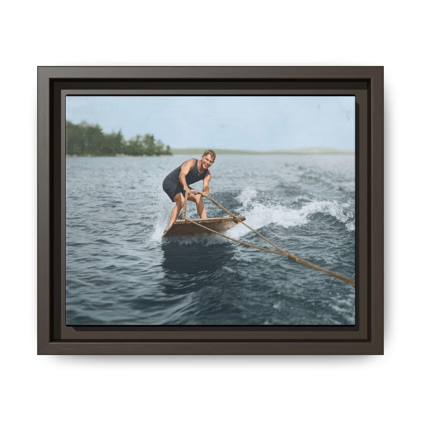 nager 015 | Framed Vintage Photo - Matte Canvas
