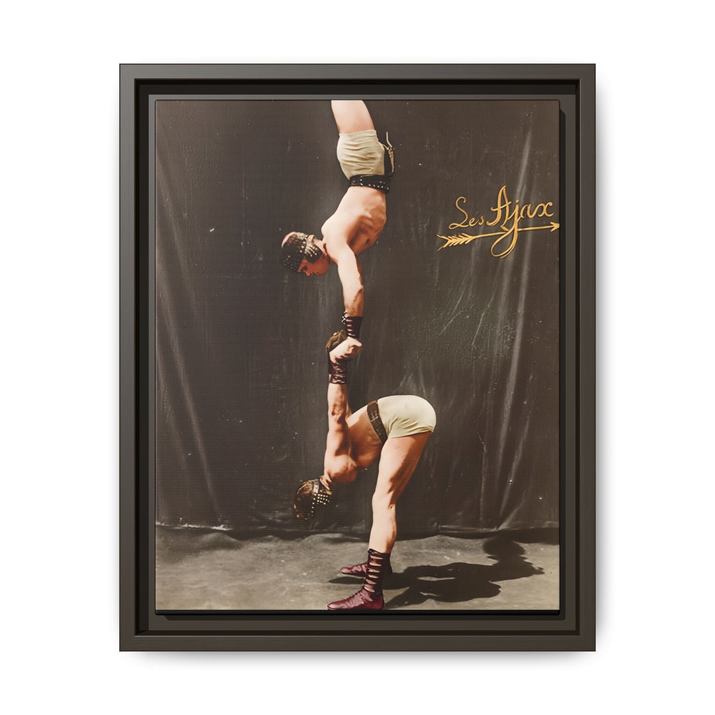athlétisme 014 | Framed Vintage Photo - Matte Canvas