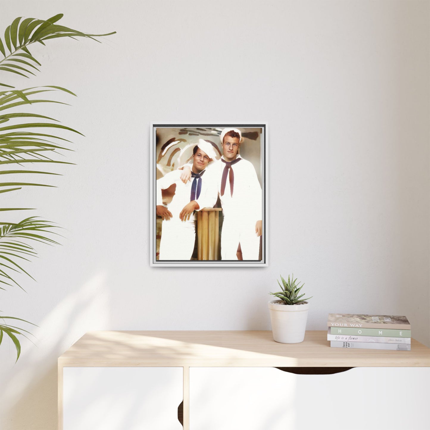 paire 075 | Framed Vintage Photo - Matte Canvas