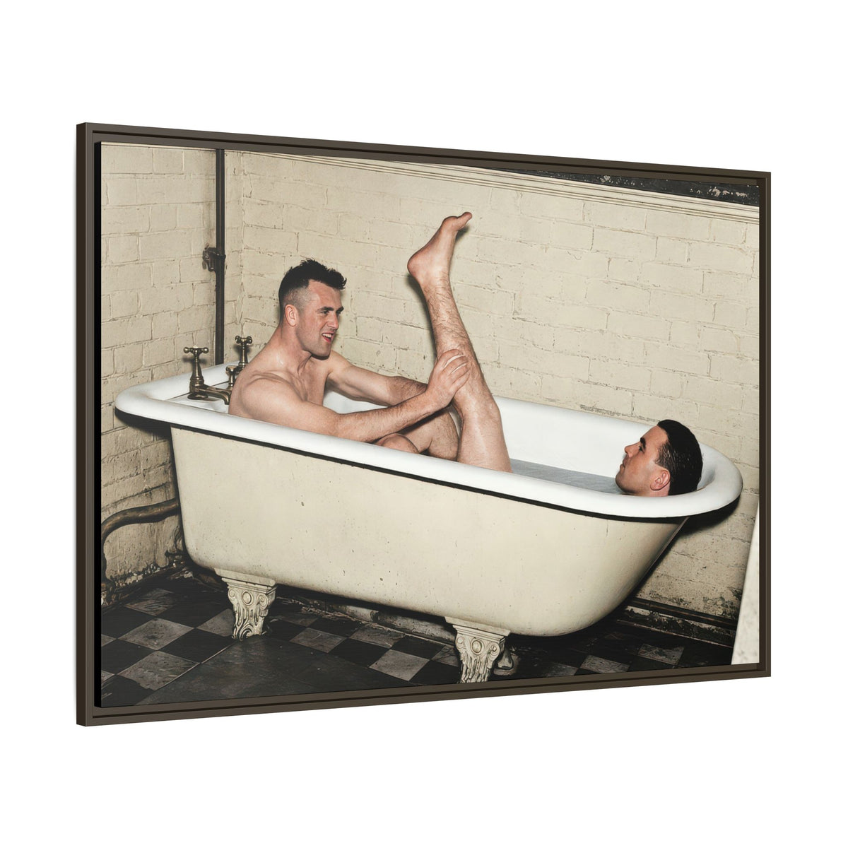 paire 162 | Framed Vintage Photo - Matte Canvas