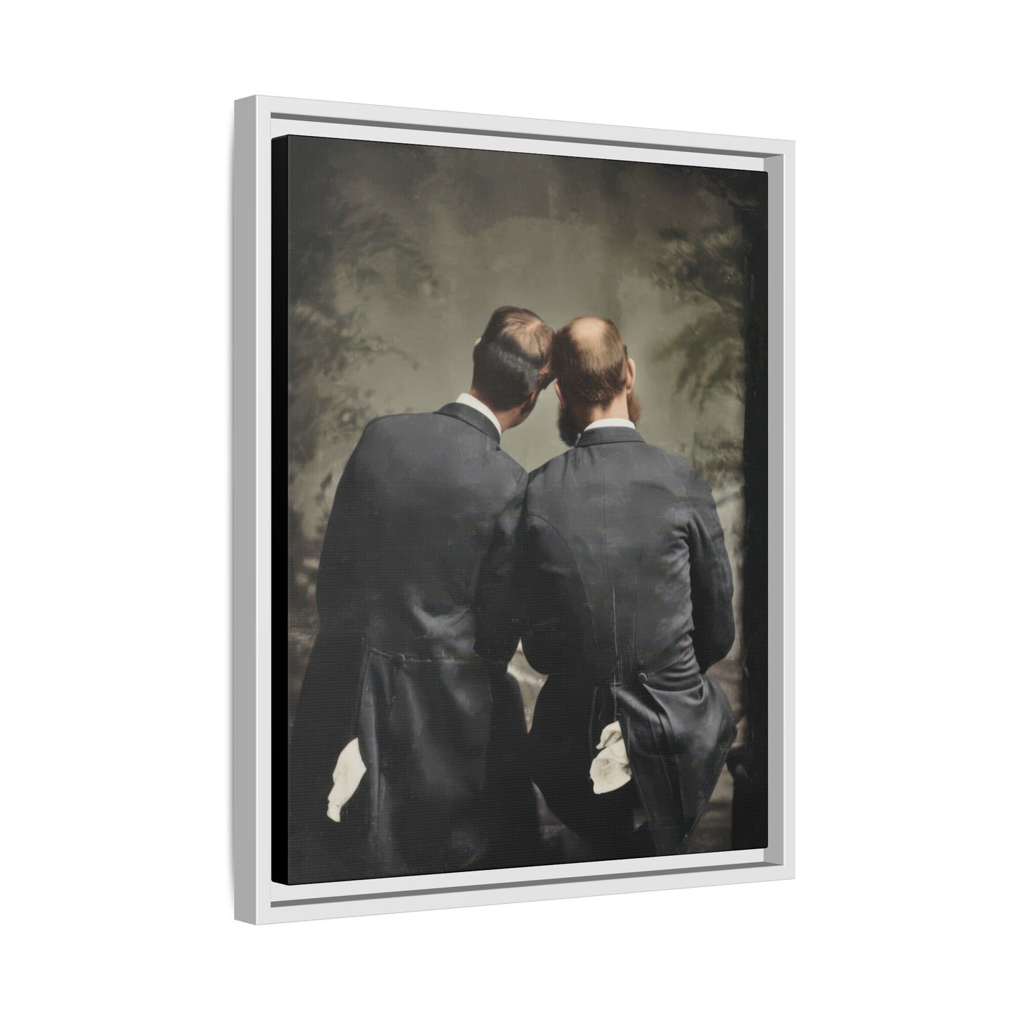 paire 115 | Framed Vintage Photo - Matte Canvas