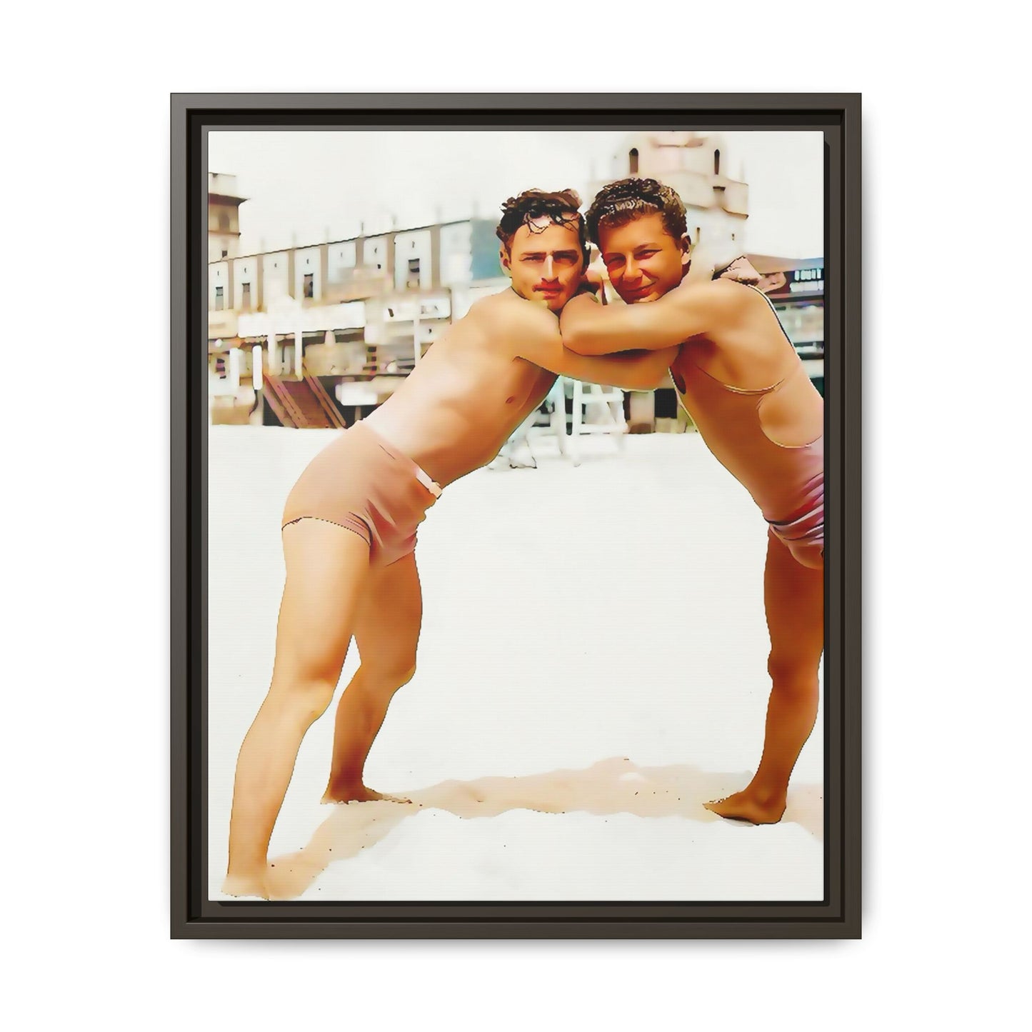 nager 014 | Framed Vintage Photo - Matte Canvas