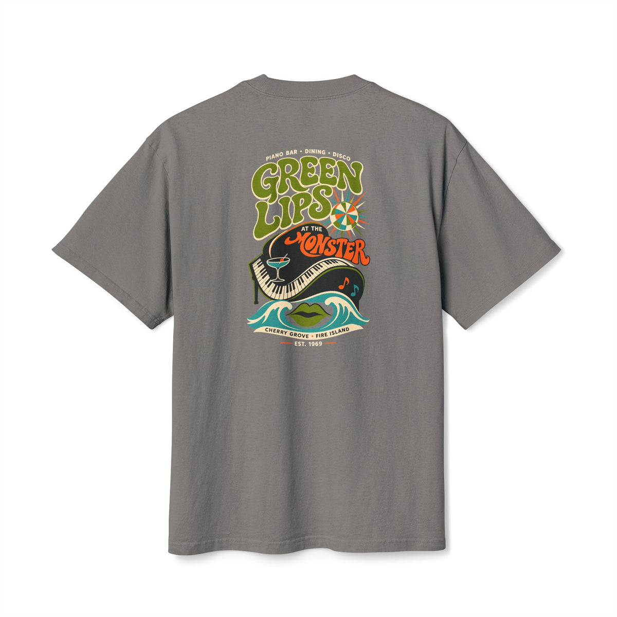 The Fire Island Monster Cherry Grove T-Shirt | Vintage Gay Bar History Tee