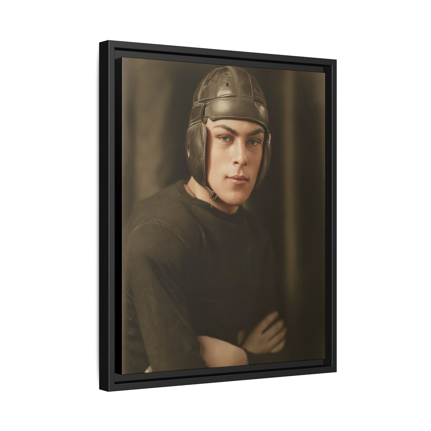 athlétisme 009 | Framed Vintage Photo - Matte Canvas