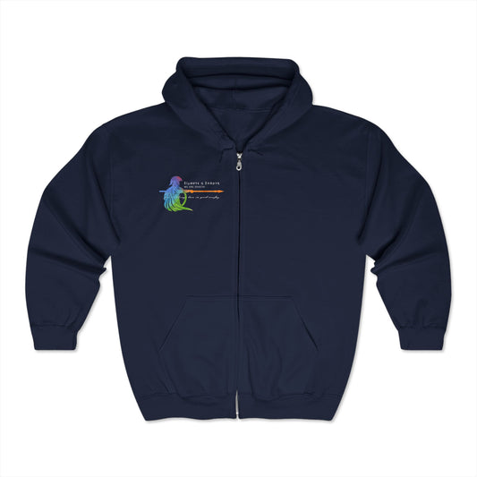 Rainbow Spartan Pride Hoodie with Greek phrase "We Are Sparta" celebrating LGBTQIA courage and unity