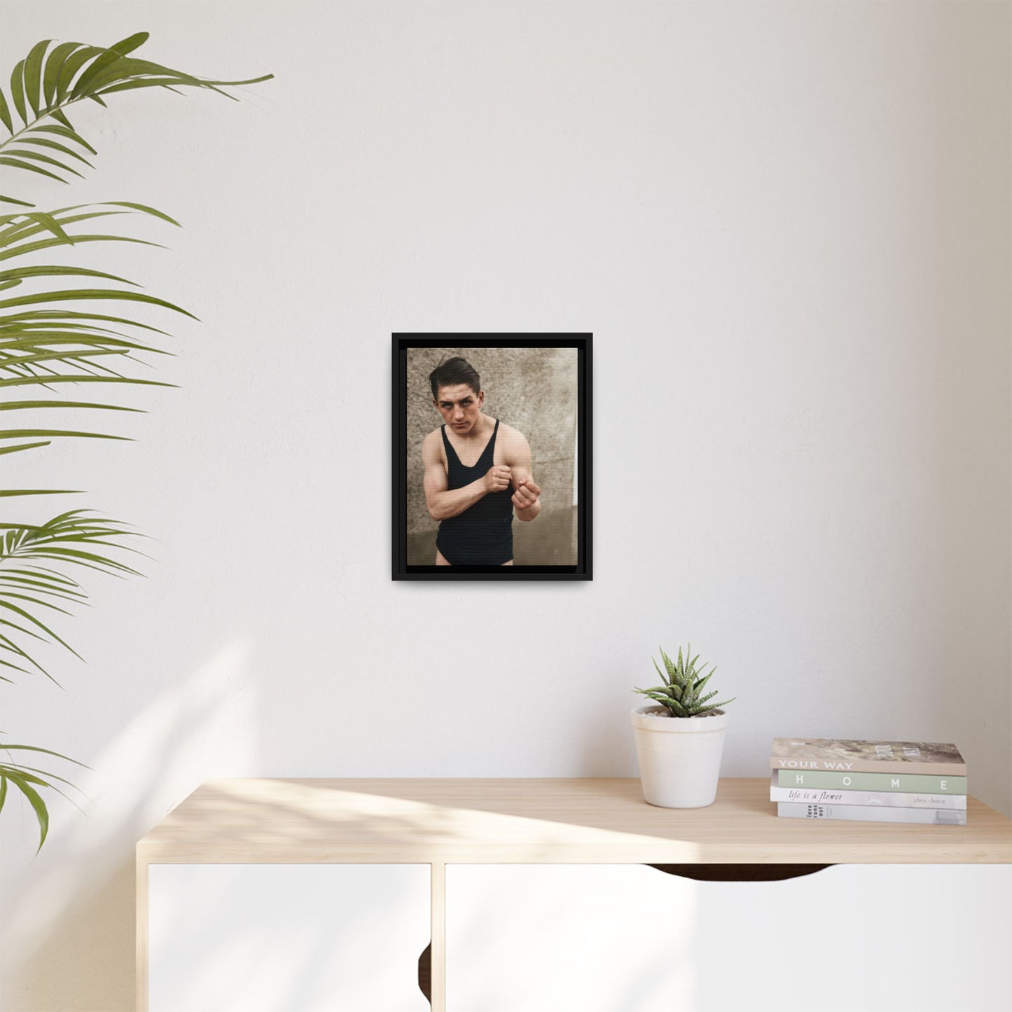 athlétisme 048 | Framed Vintage Photo - Matte Canvas
