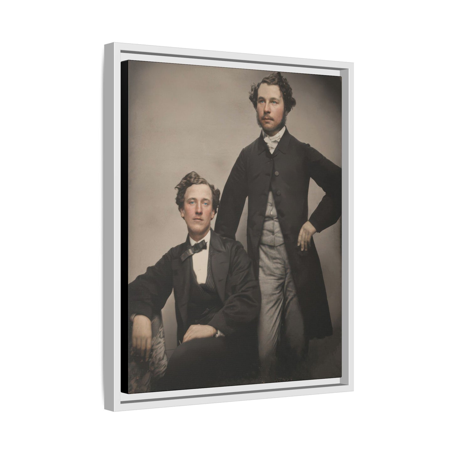 paire 125 | Framed Vintage Photo - Matte Canvas