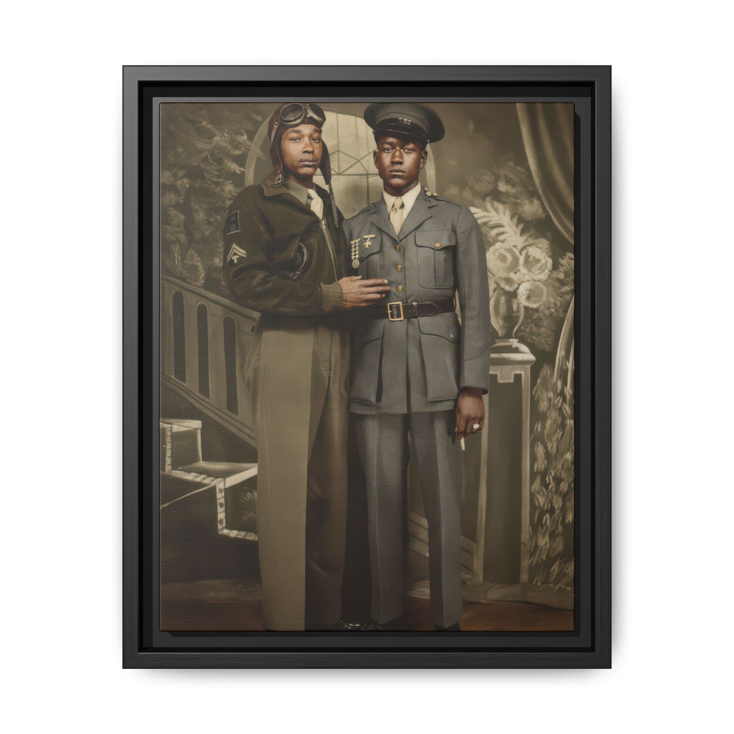paire 120 | Framed Vintage Photo - Matte Canvas