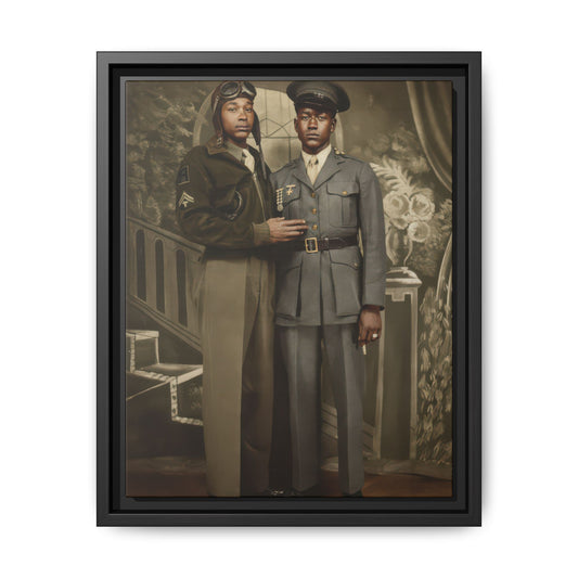 paire 120 | Framed Vintage Photo - Matte Canvas