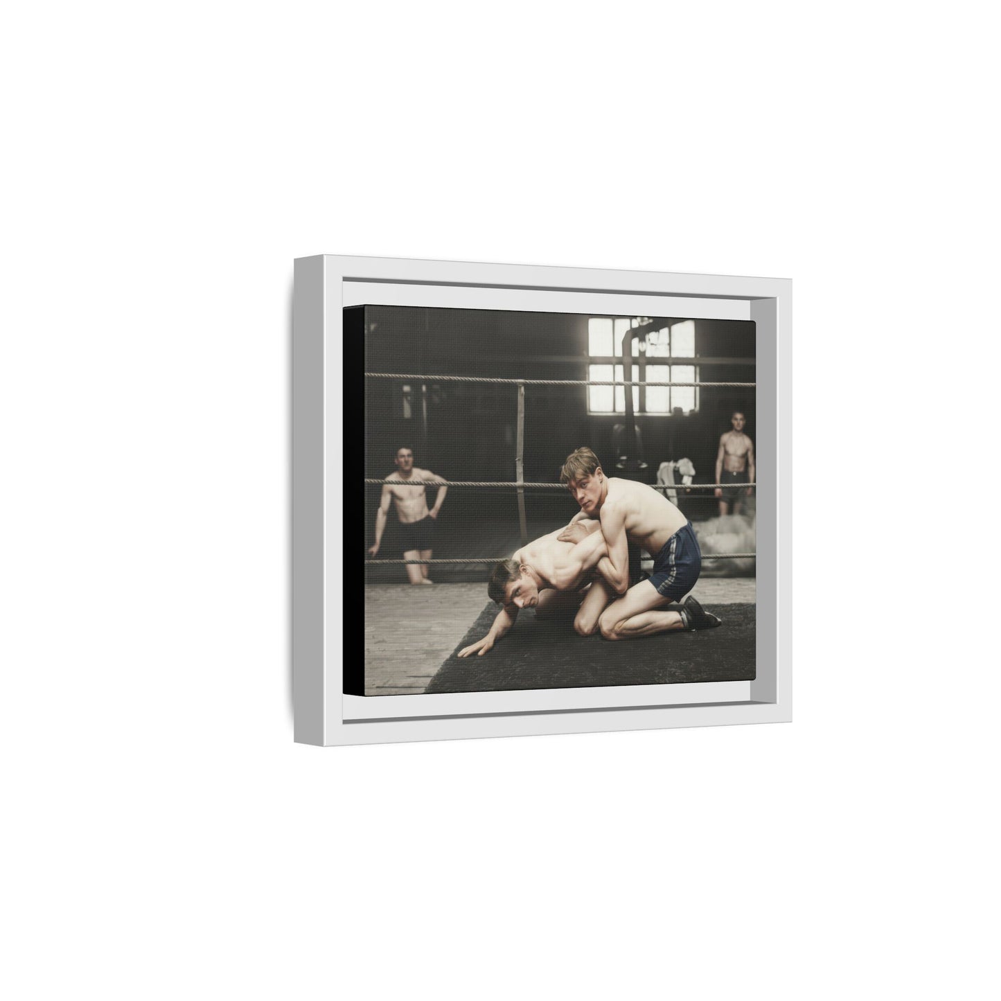 athlétisme 005 | Framed Vintage Photo - Matte Canvas