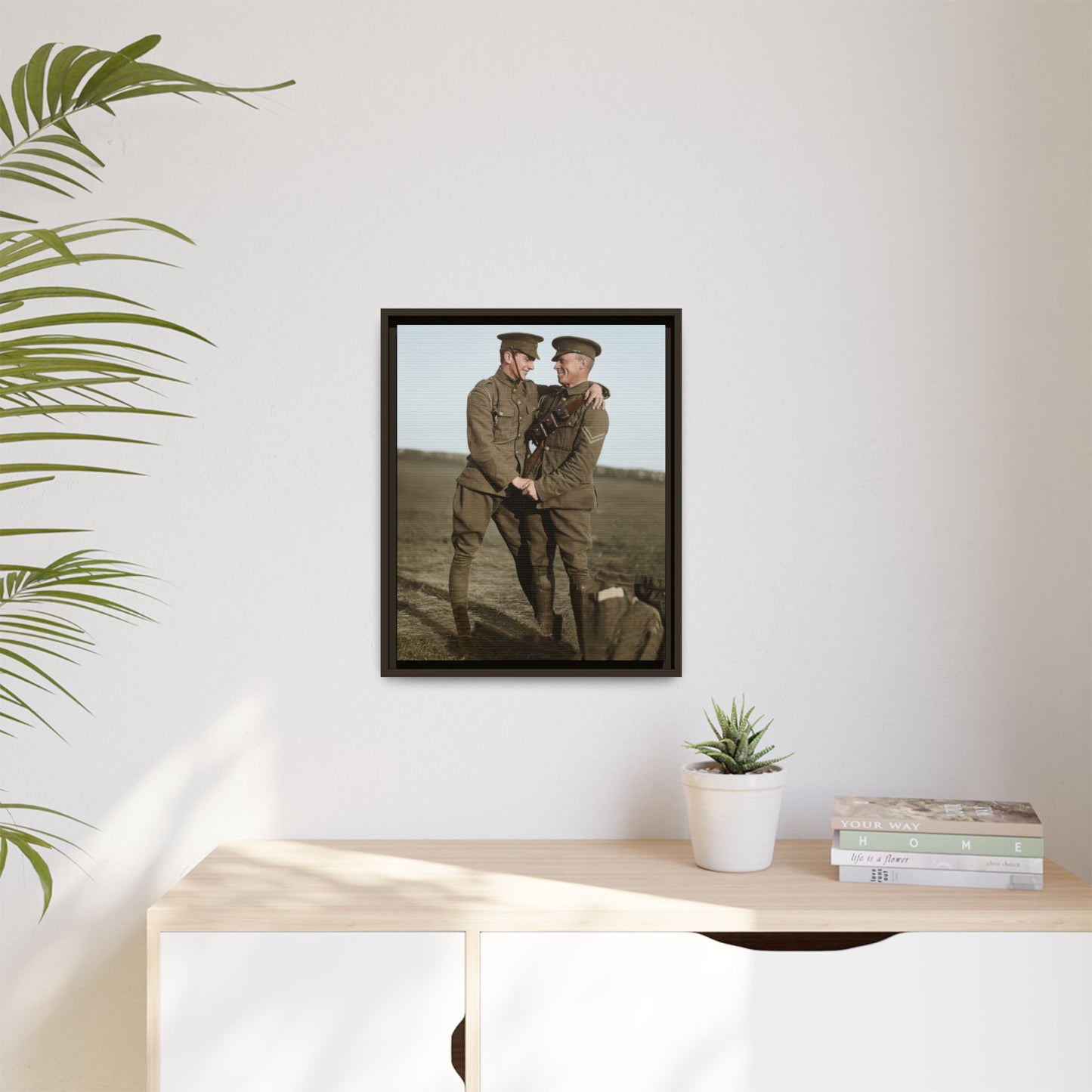 paire 021 | Framed Vintage Photo - Matte Canvas