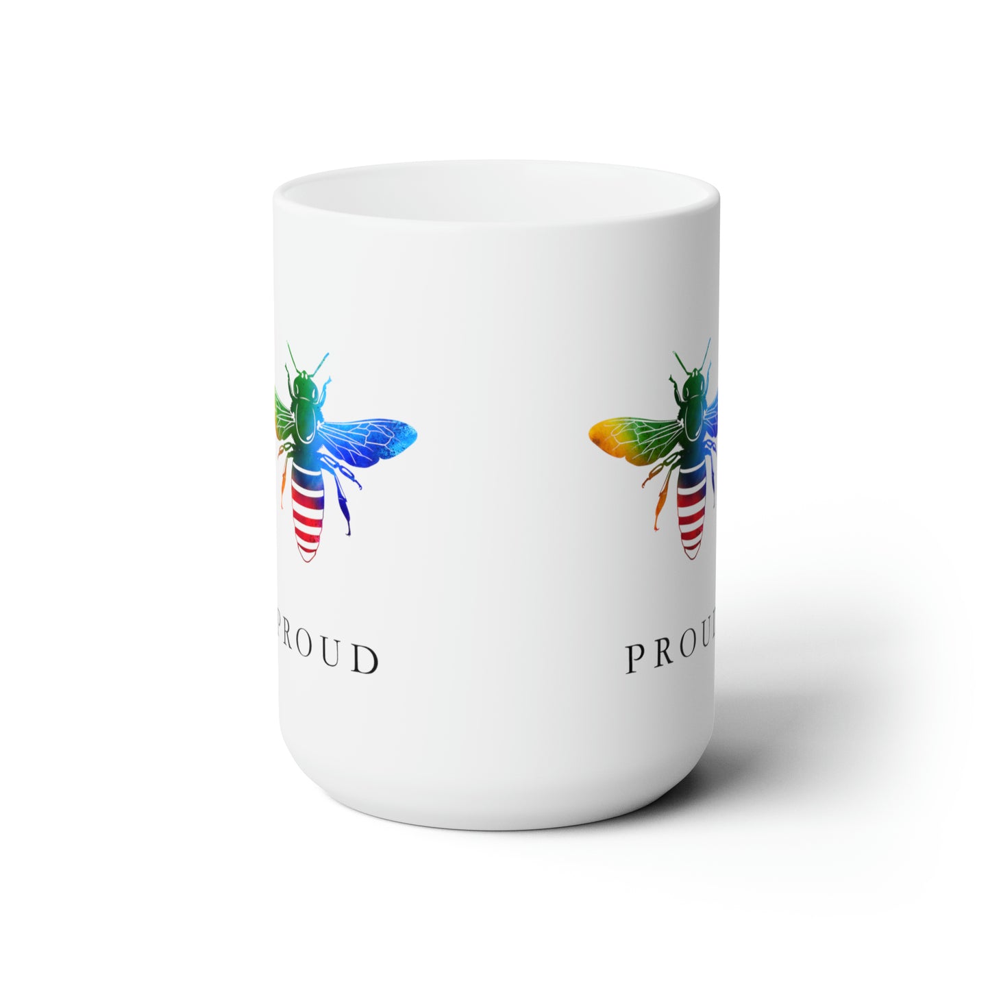 Bee Proud | White Ceramic Mug 15oz