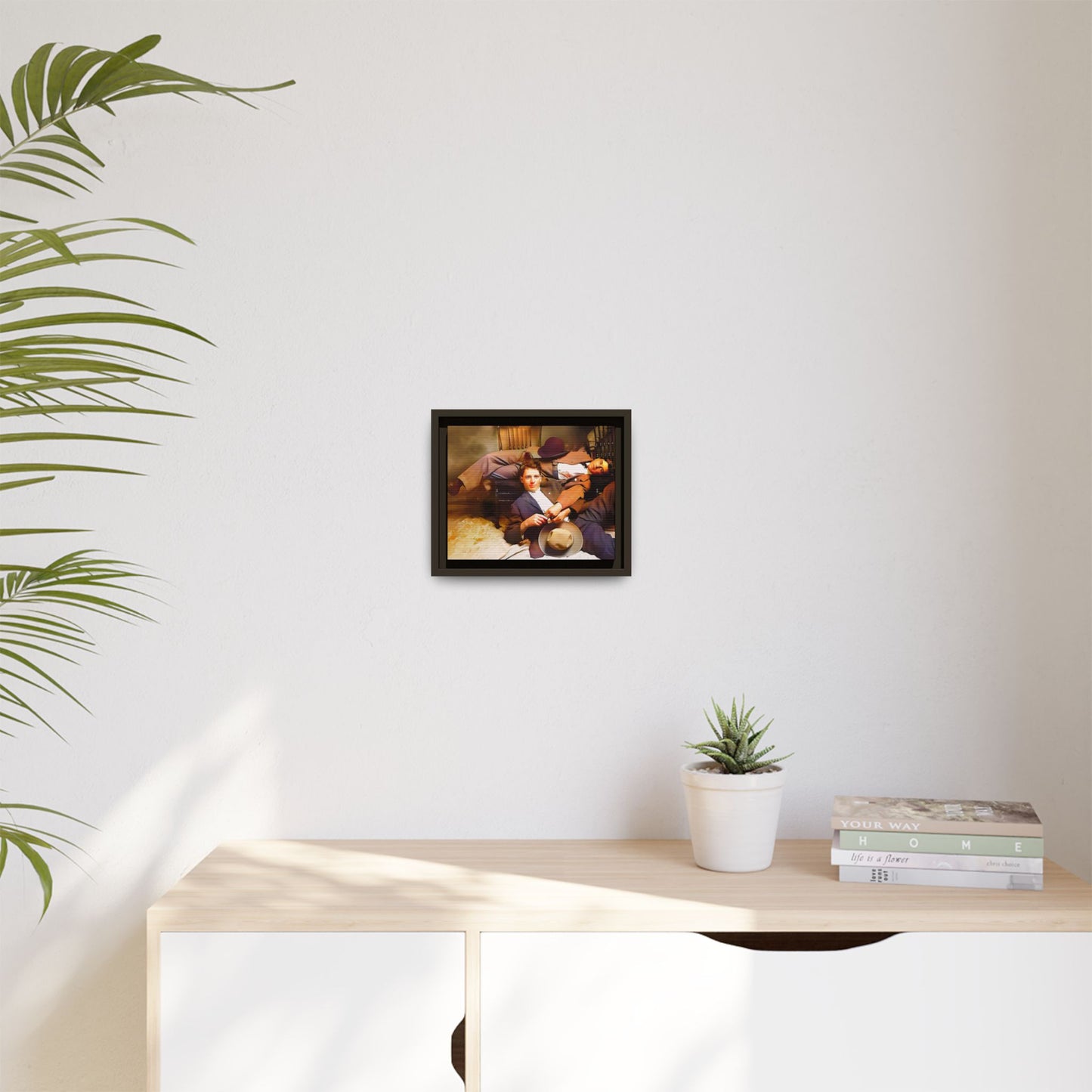 paire 020 | Framed Vintage Photo - Matte Canvas