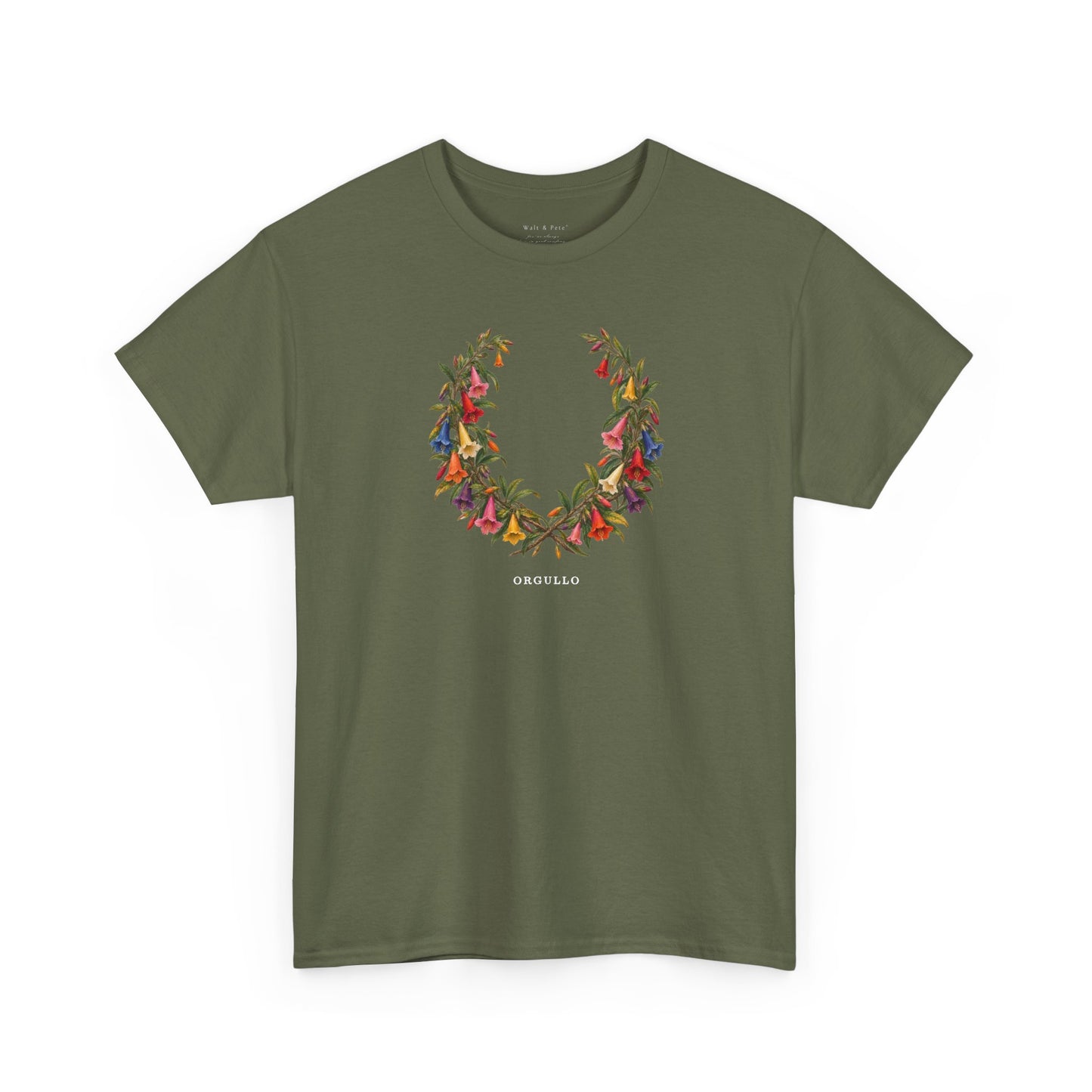 Orgullo Cantuta Pride T-Shirt | Peruvian Botanical LGBTQ+ Tee